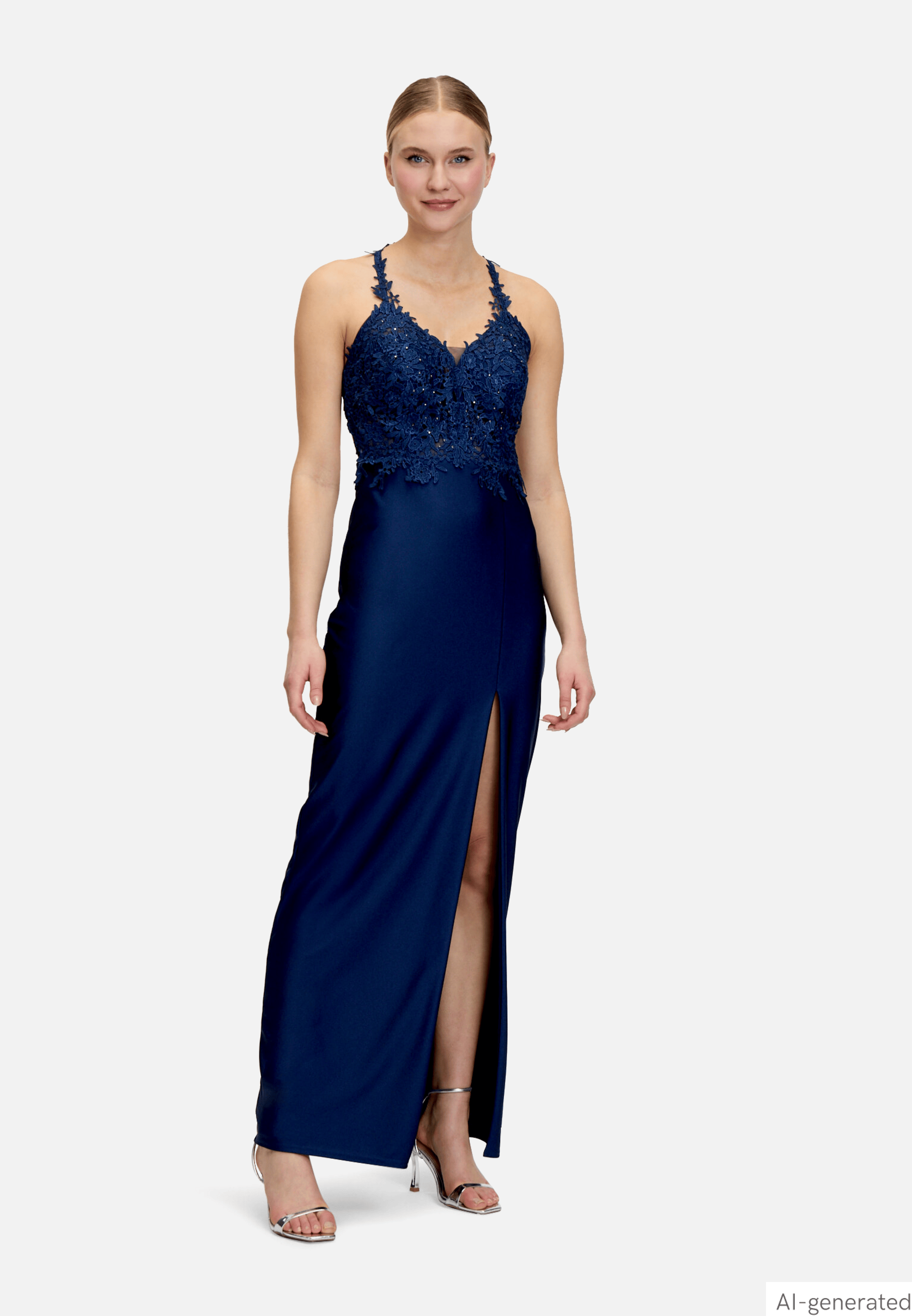 Abendkleid mit Strass