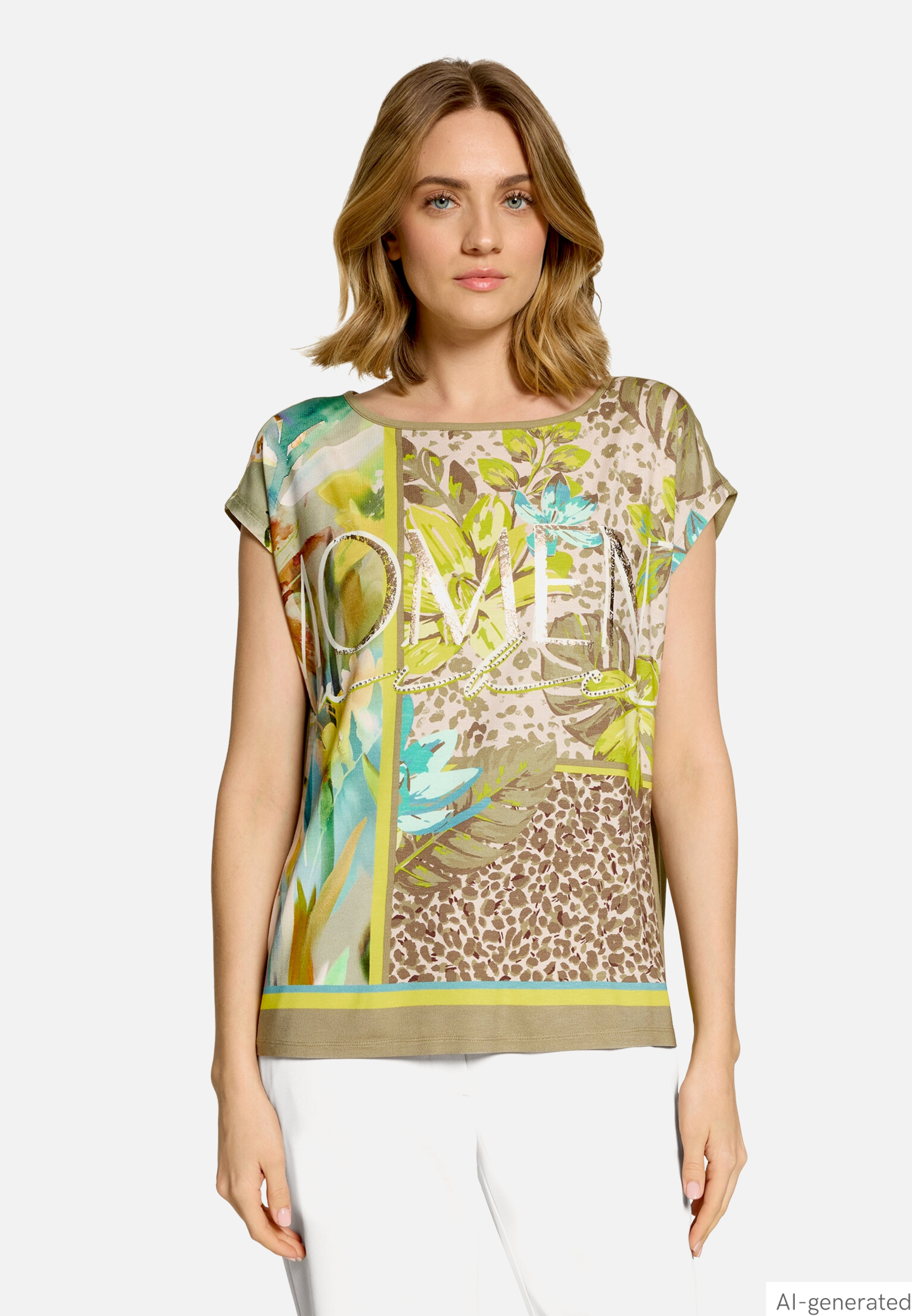 Casual-Shirt mit Aufdruck