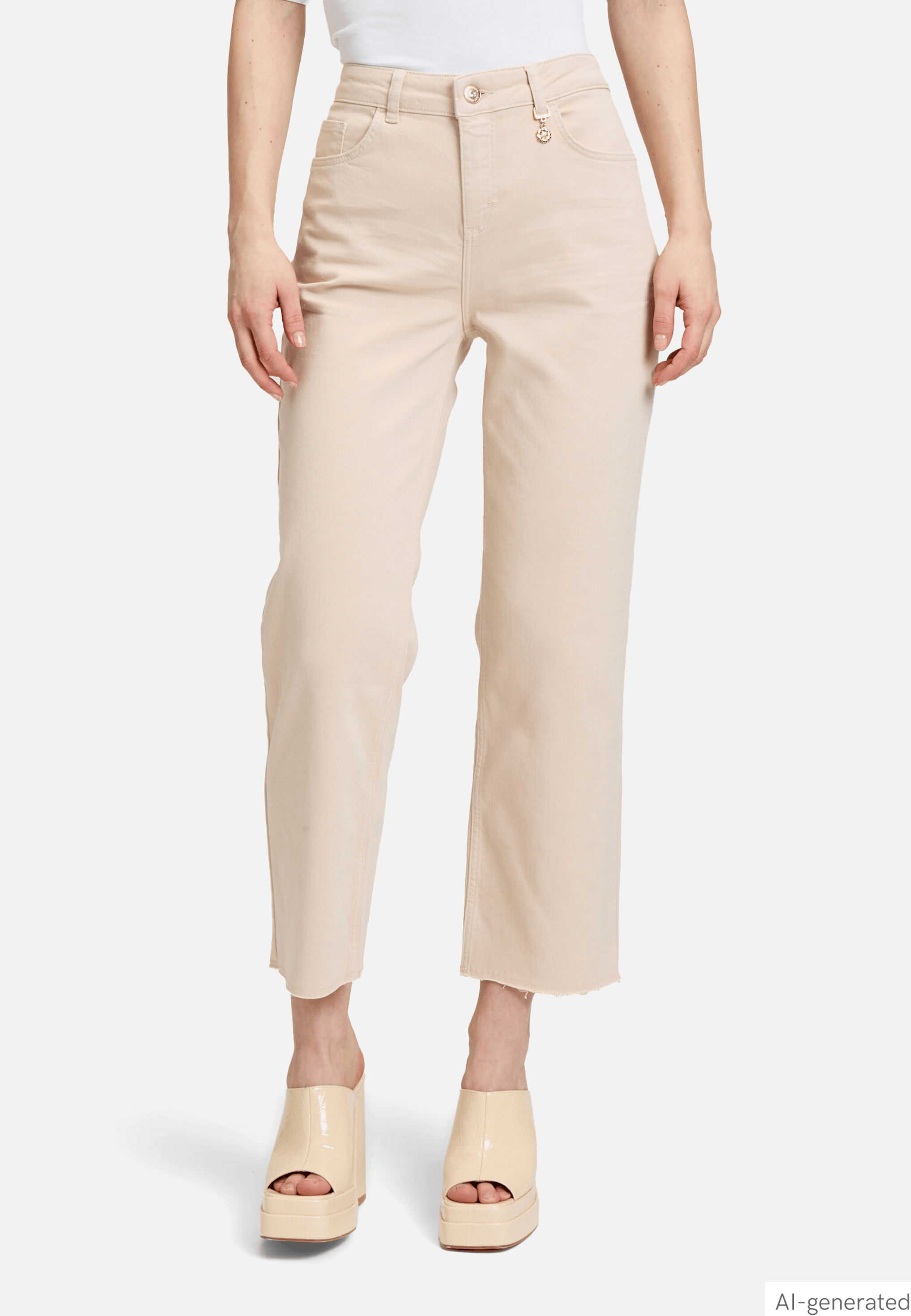 Basic-Hose mit offenem Saum