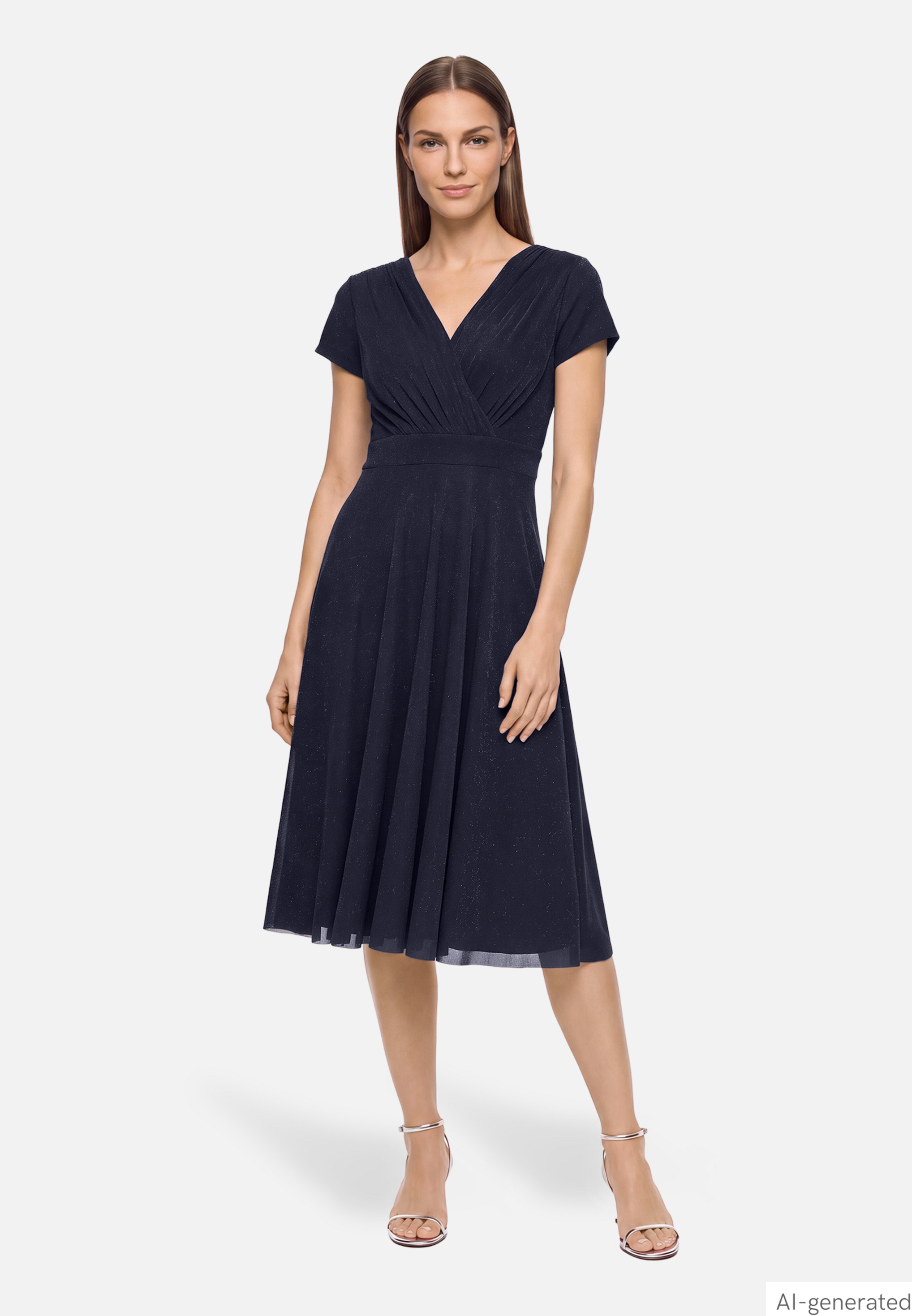 Cocktailkleid im Glitzer-Look