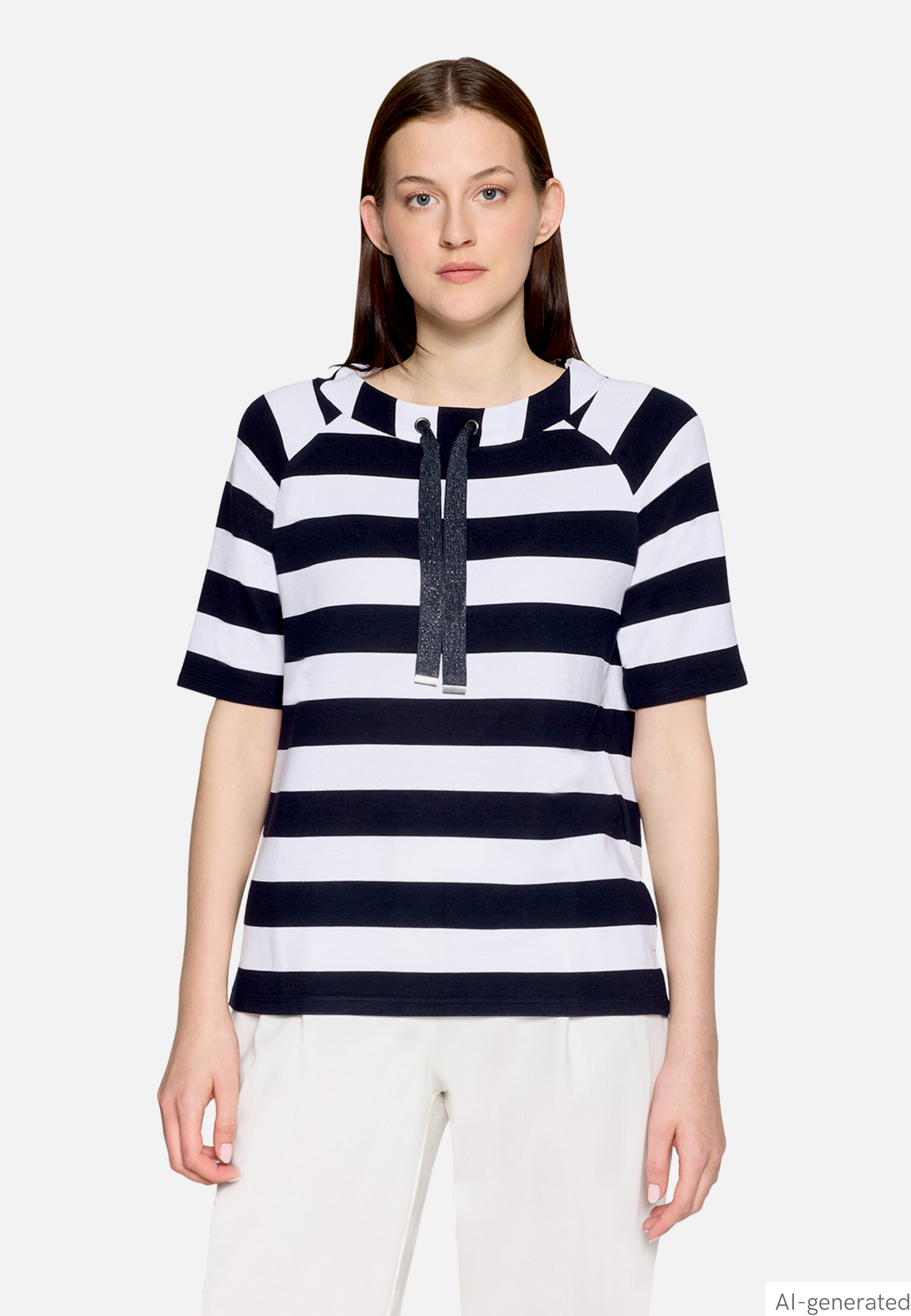 Sweatshirt mit Rippenstruktur