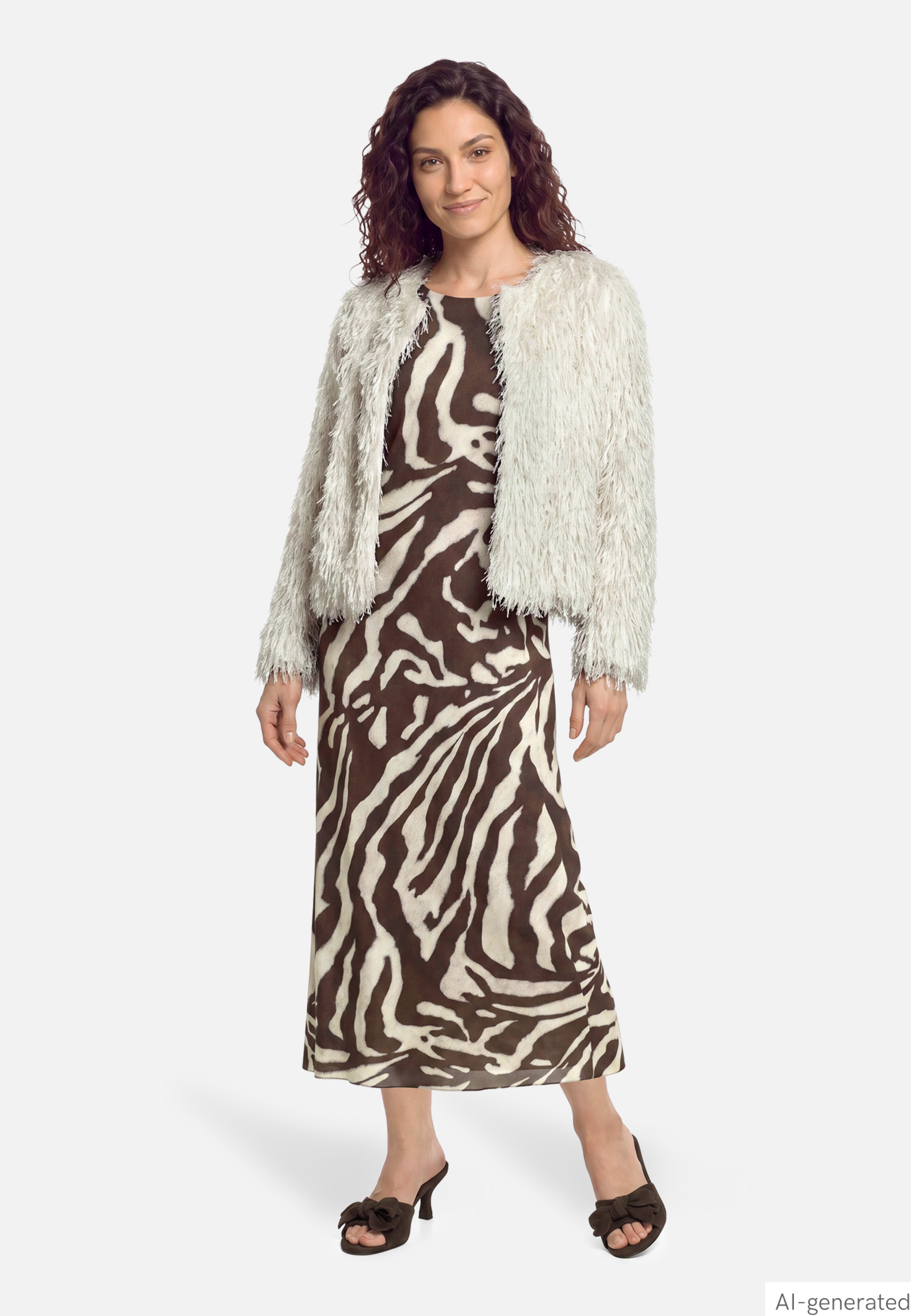 Midikleid langarm