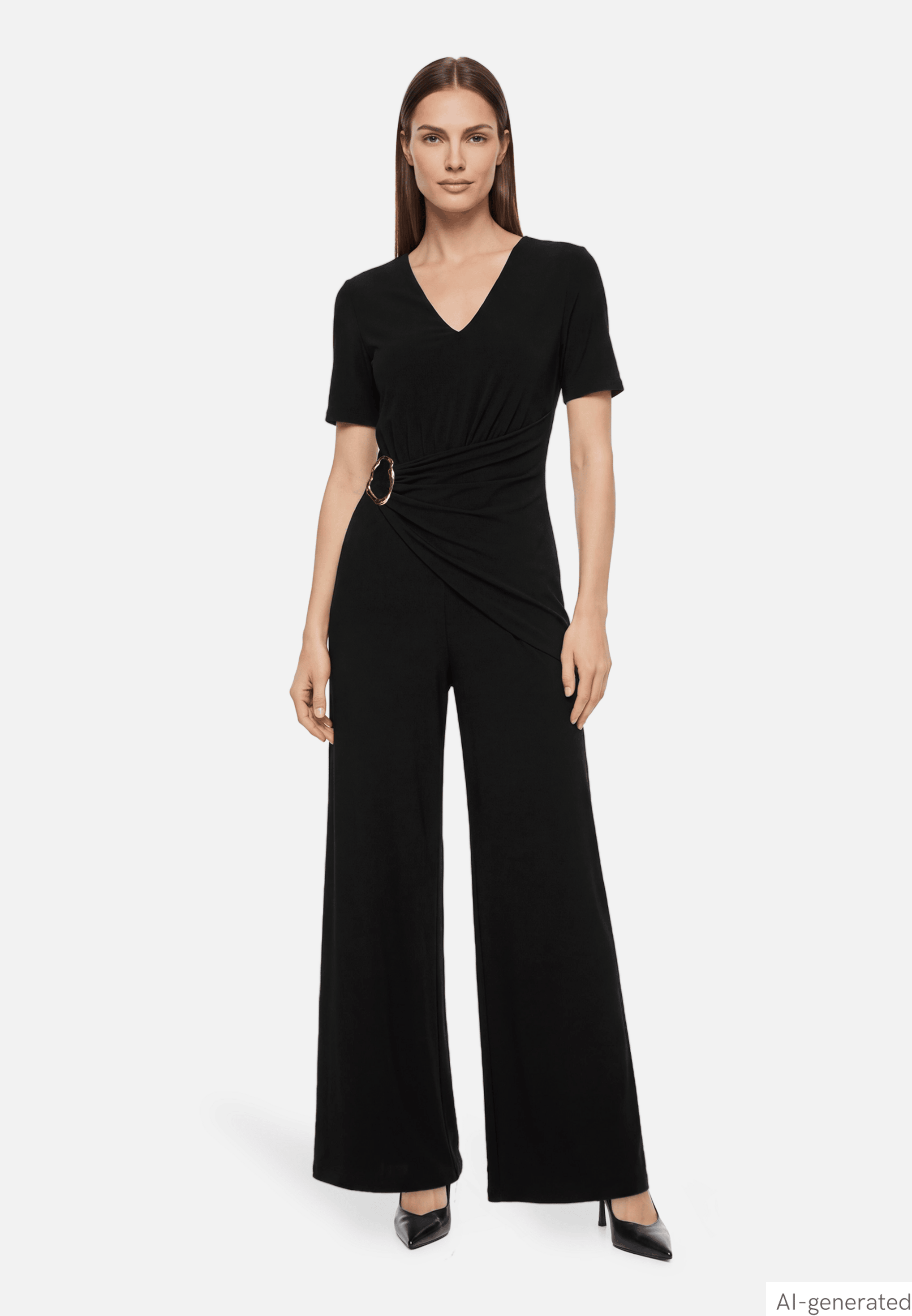 Jumpsuit mit Raffung