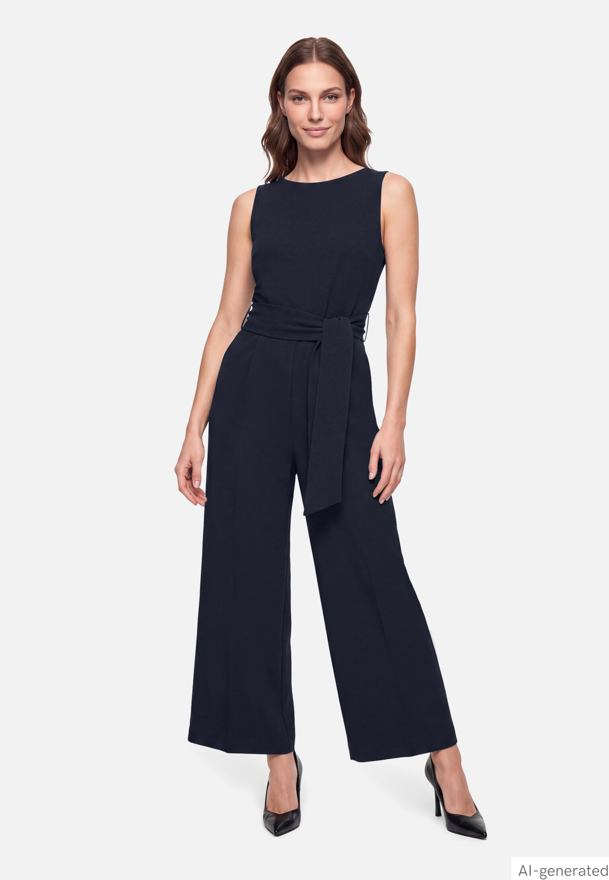 Eleganter Jumpsuit Mit Eingrifftaschen