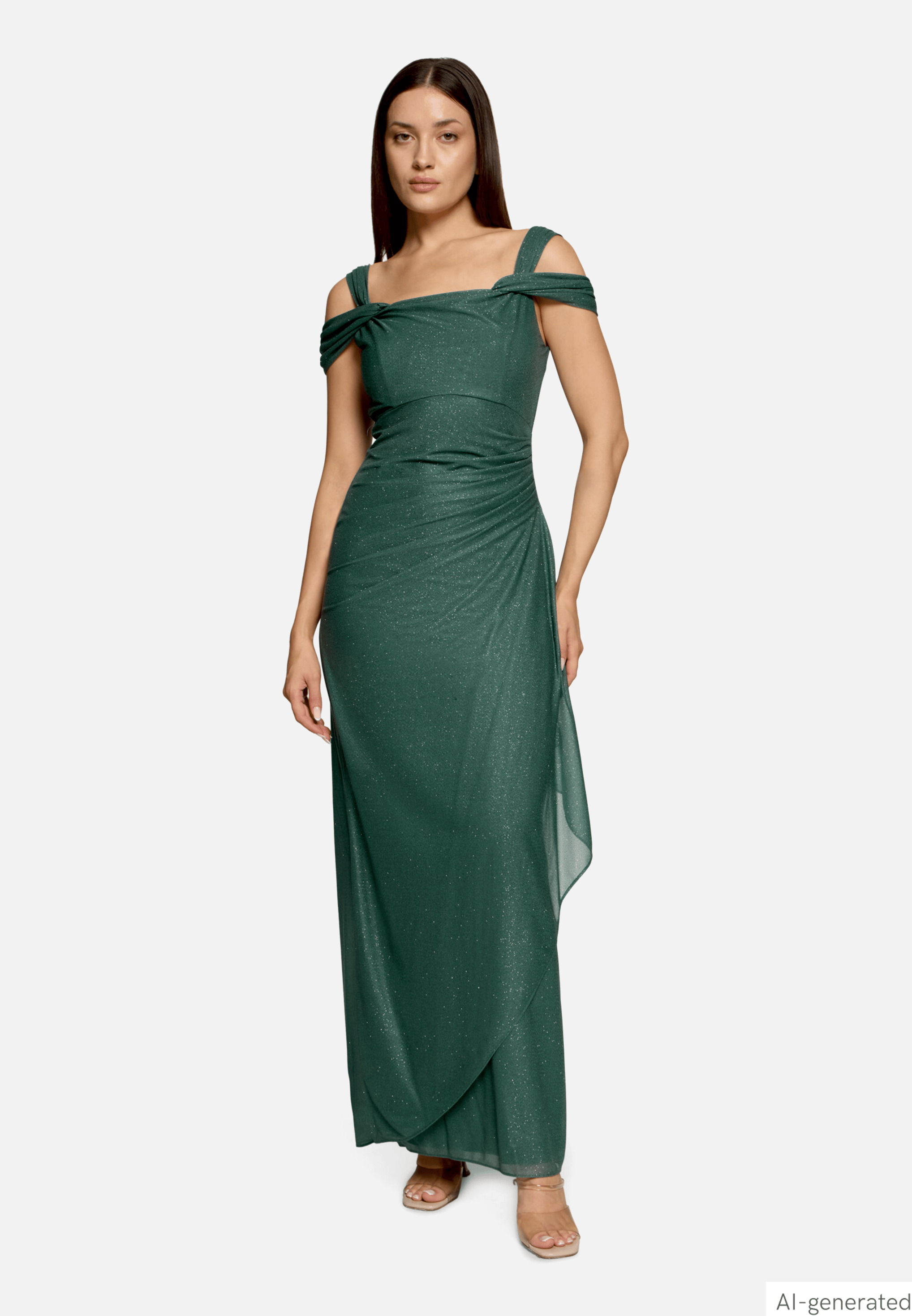 Abendkleid im Glitzer-Look