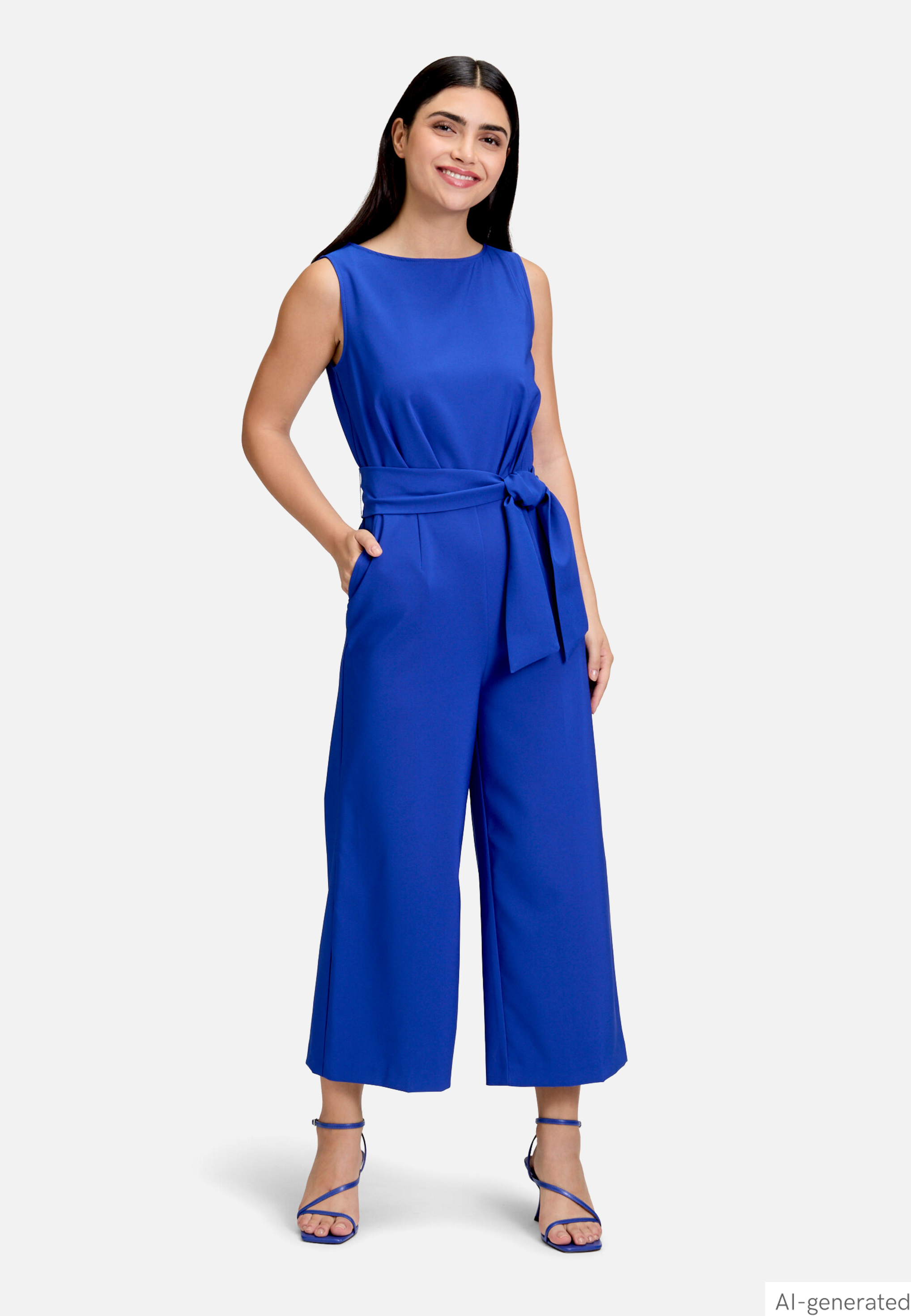 Eleganter Jumpsuit mit Eingrifftaschen