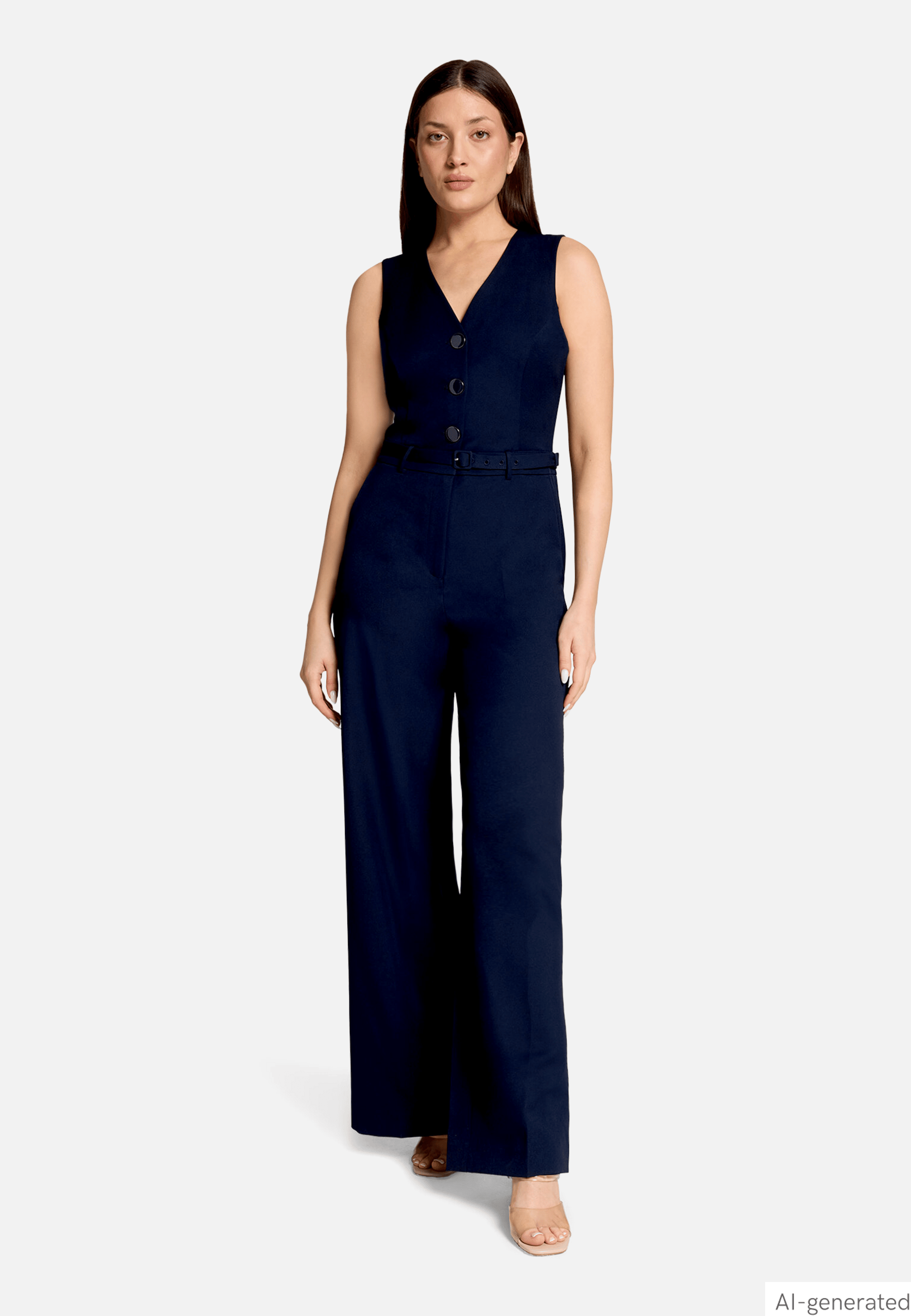 Jumpsuit mit Gürtel