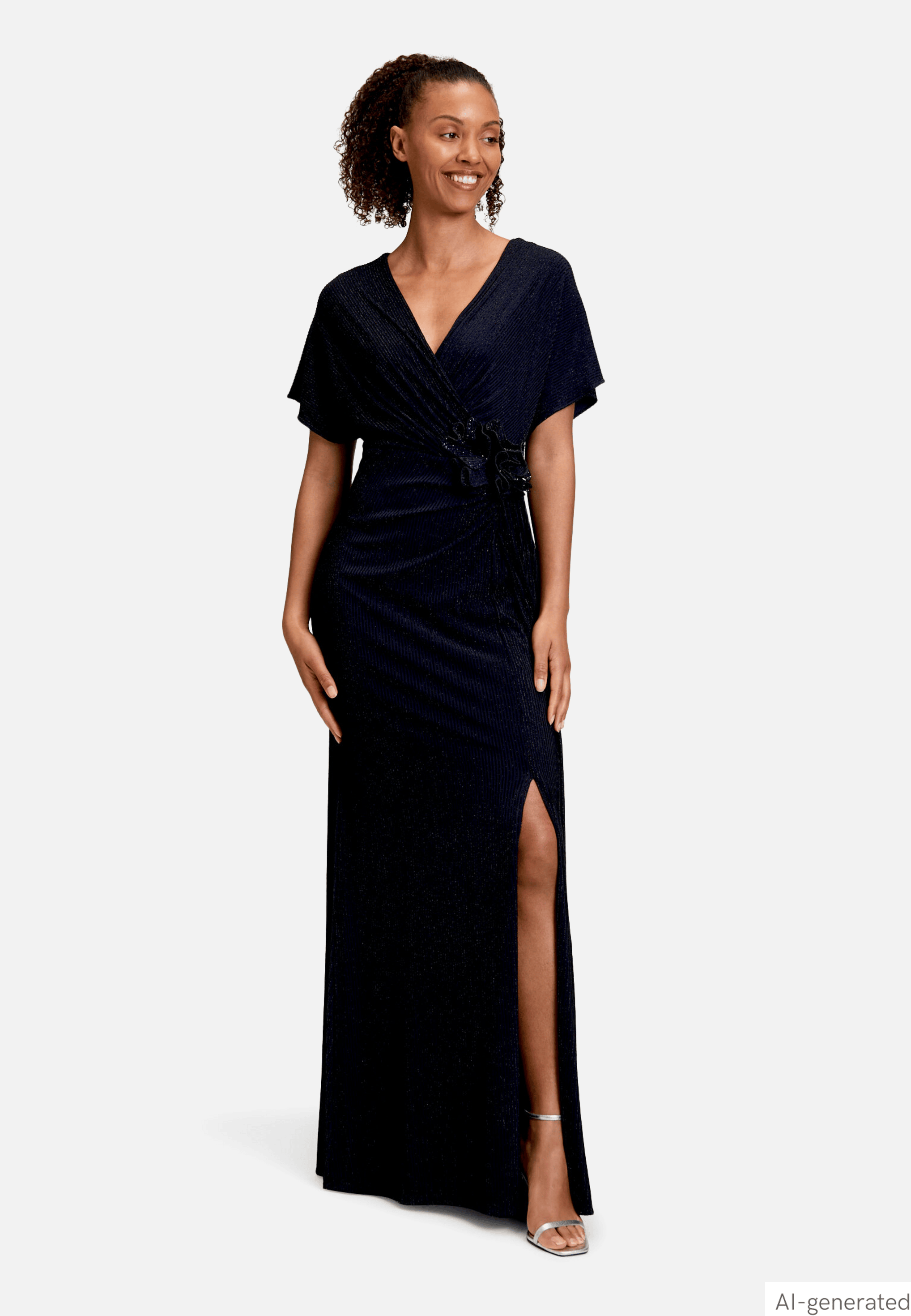 Abendkleid im Glitzer-Look