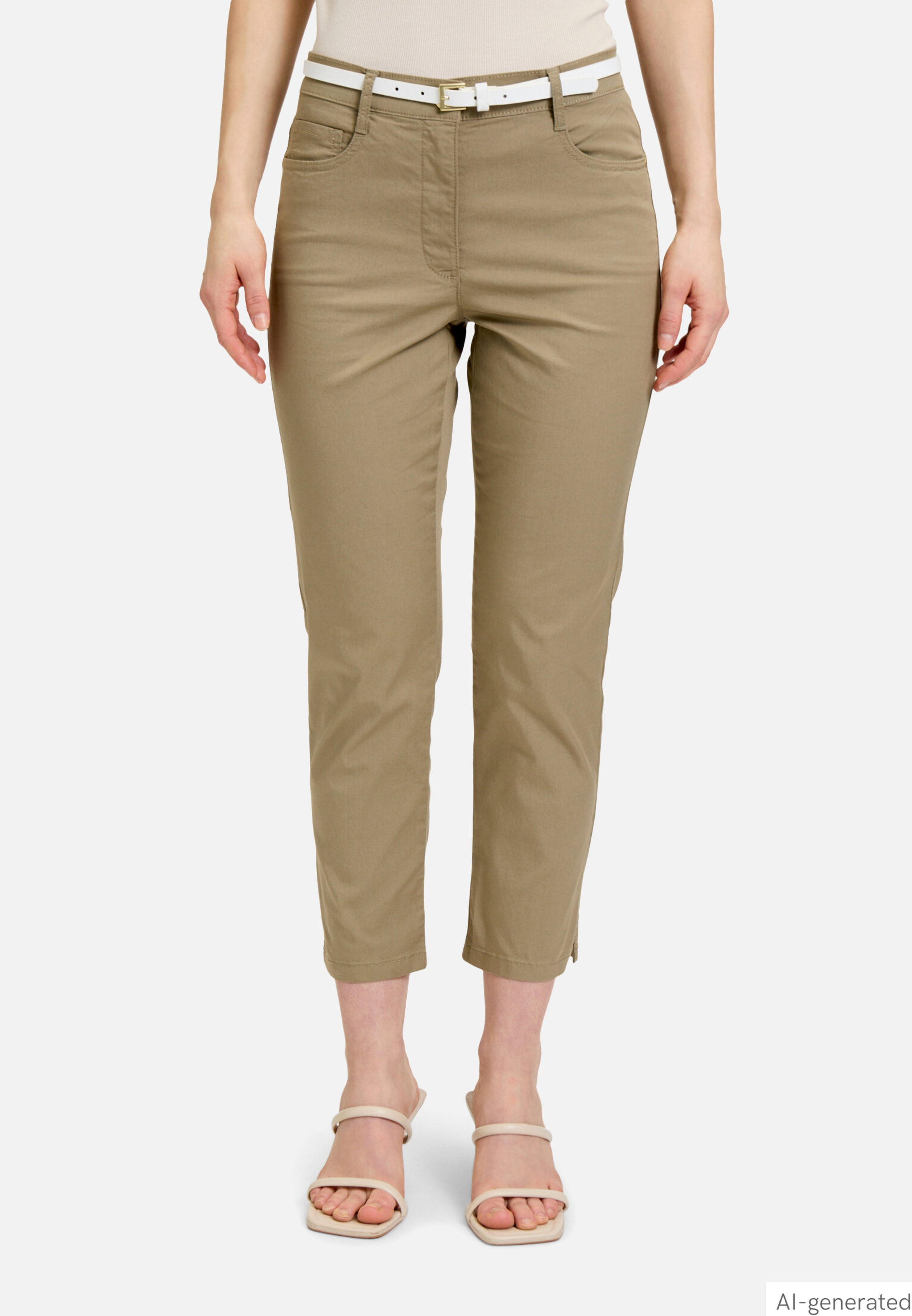 Sommerhose mit Gürtel