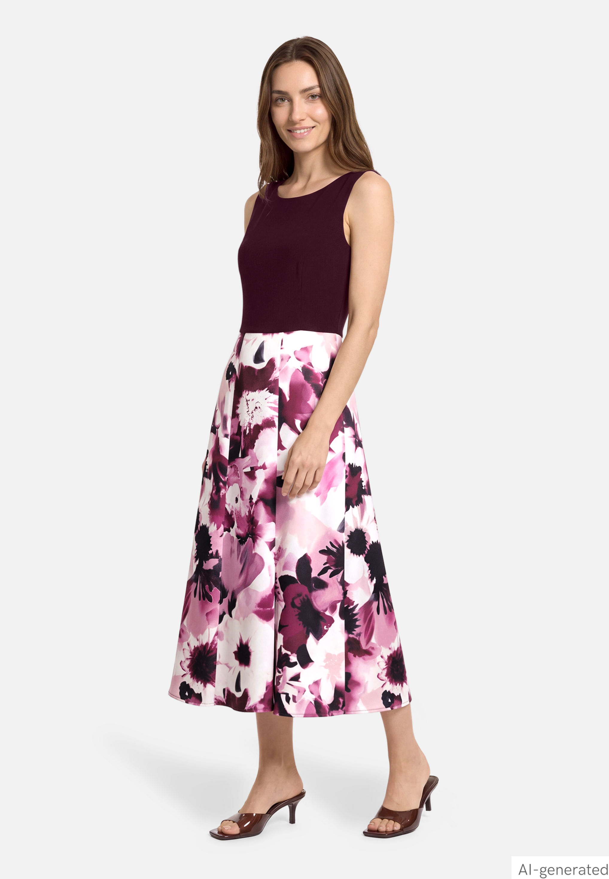 Cocktailkleid mit ausgestelltem Rock