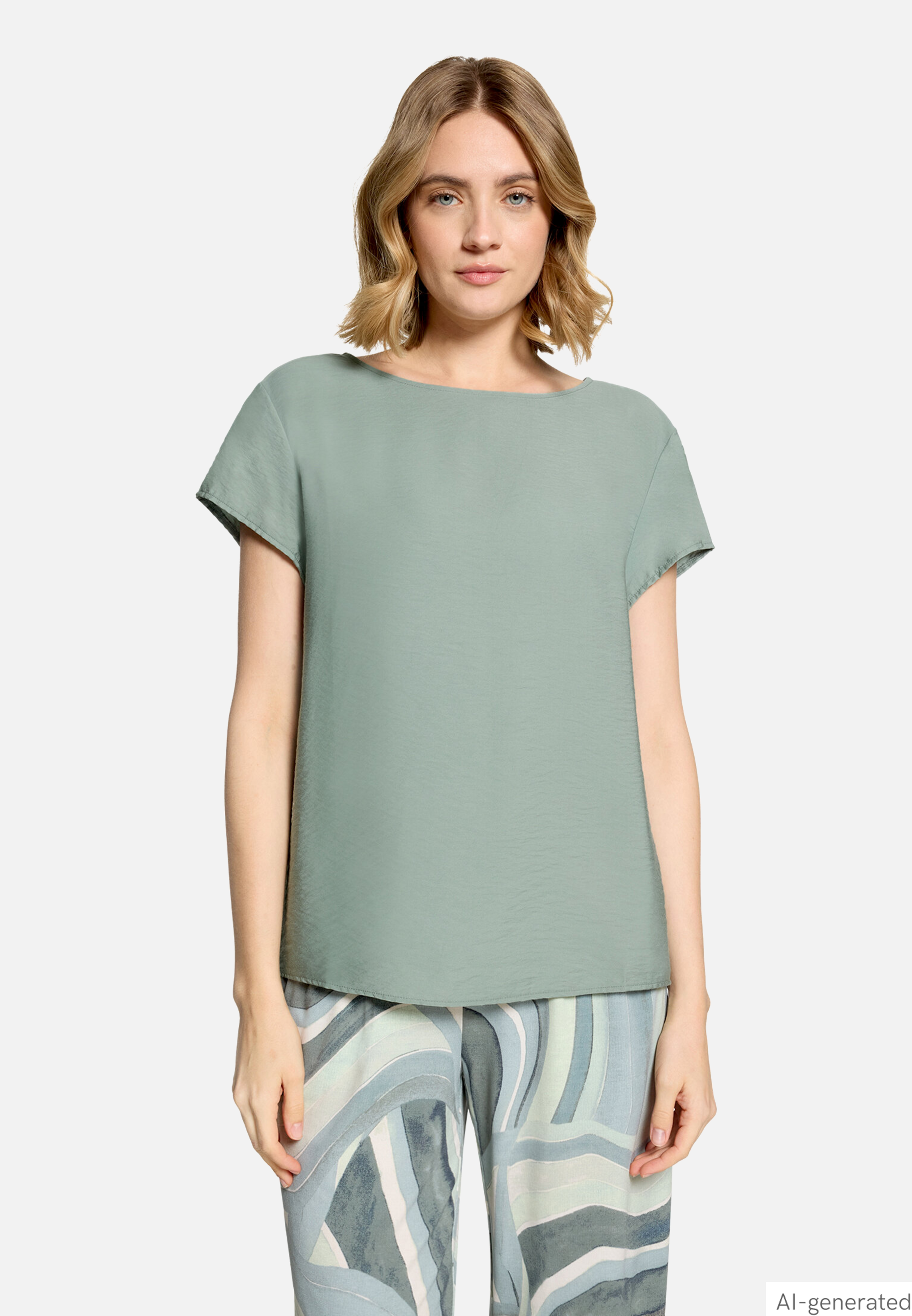 Blusenshirt unifarben