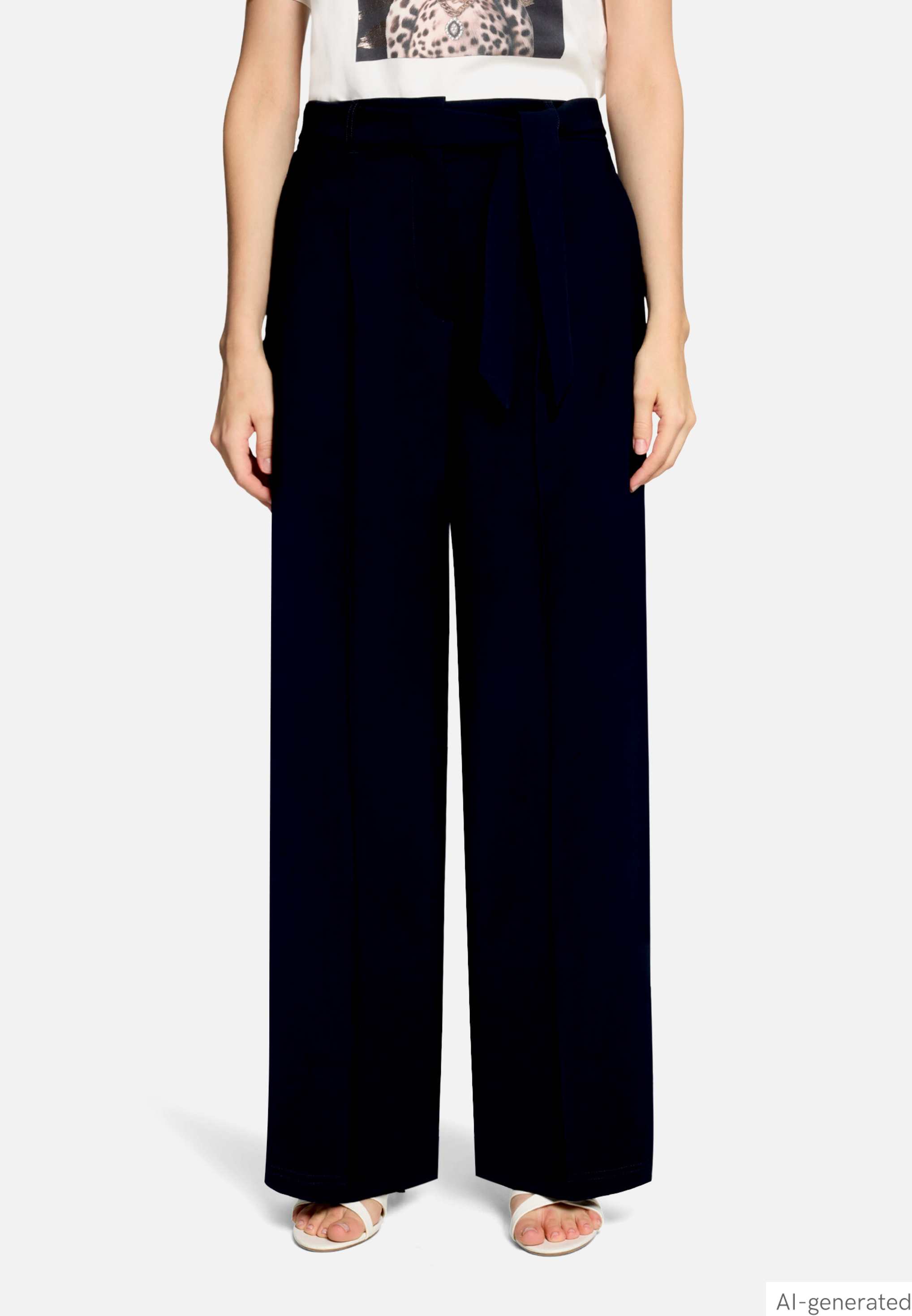 Stoffhose unifarben