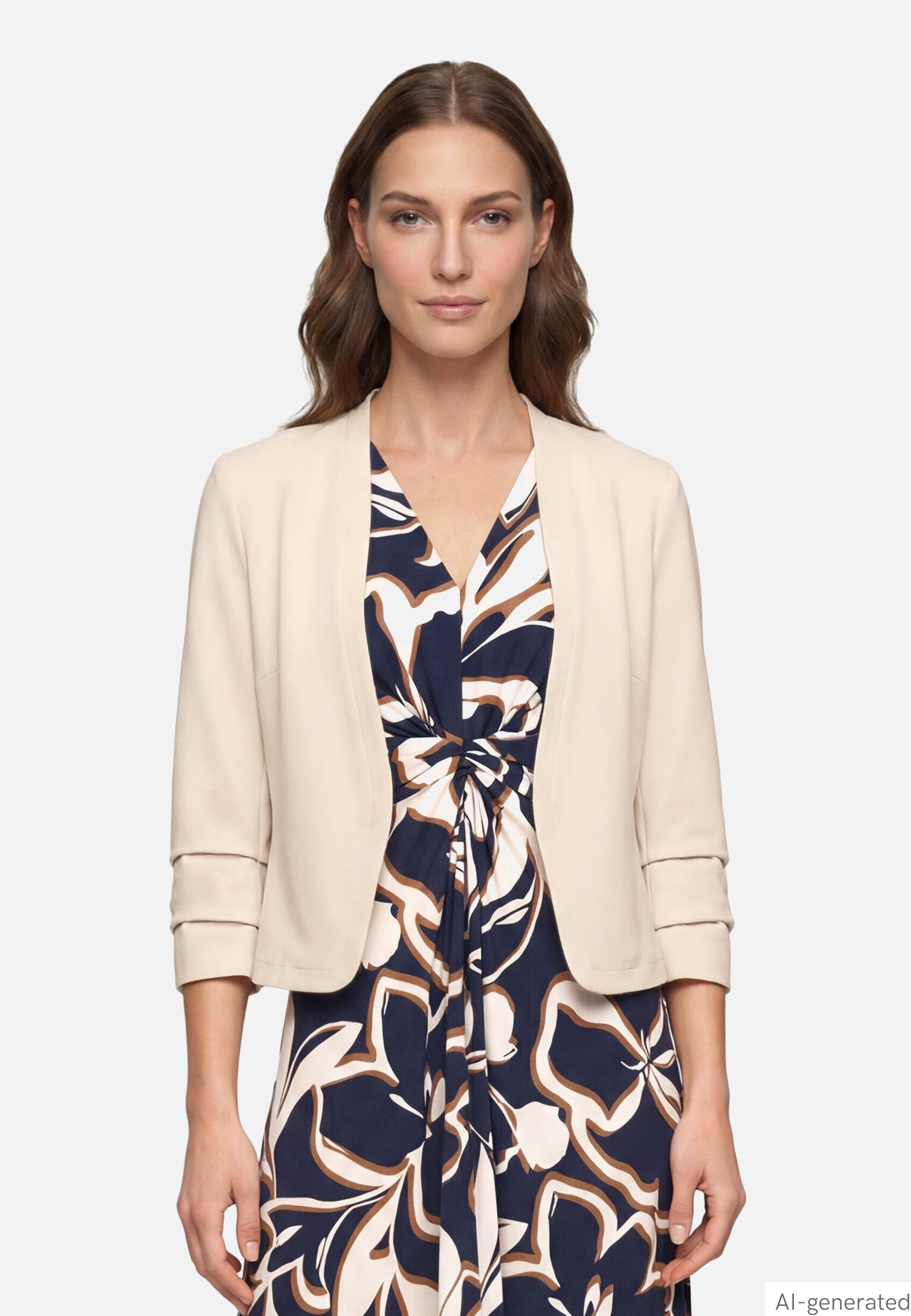 Blazer-Jacke mit 3/4 Arm