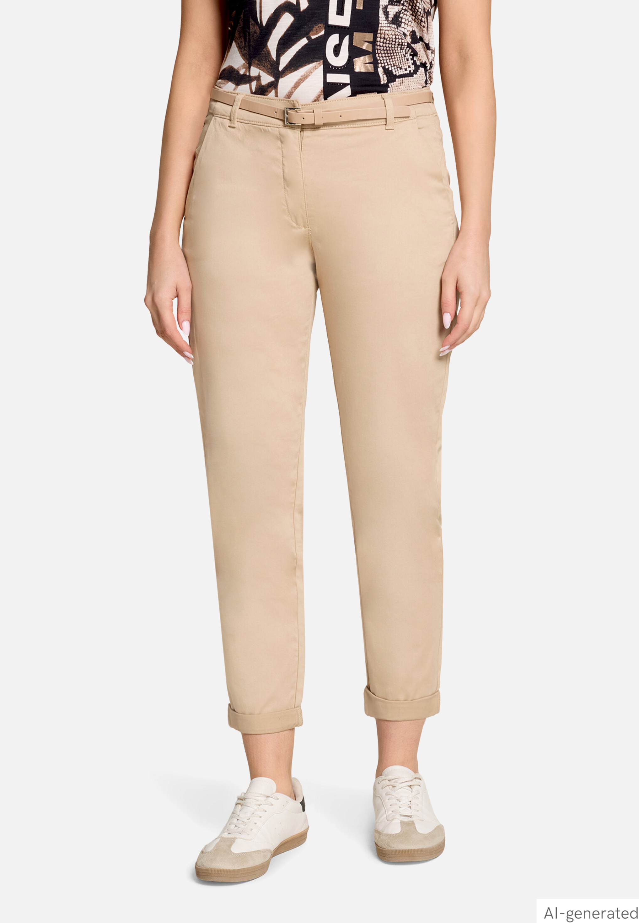 Chino-Hose unifarben