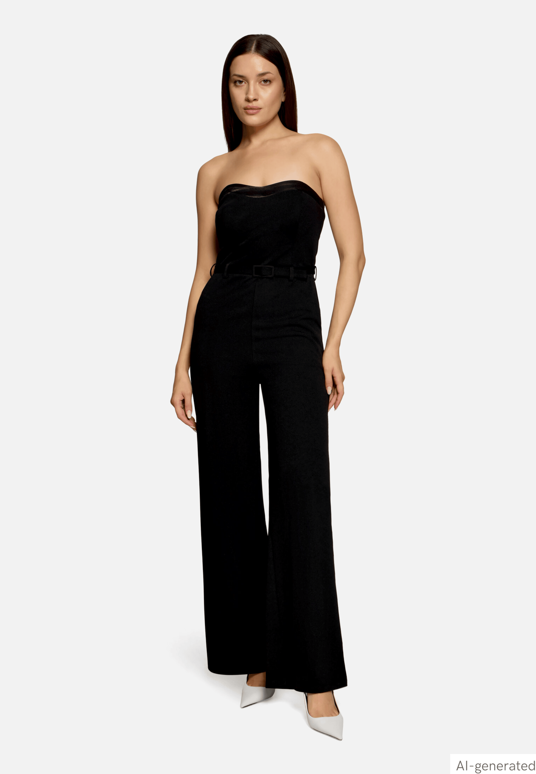 Jumpsuit mit Gürtel