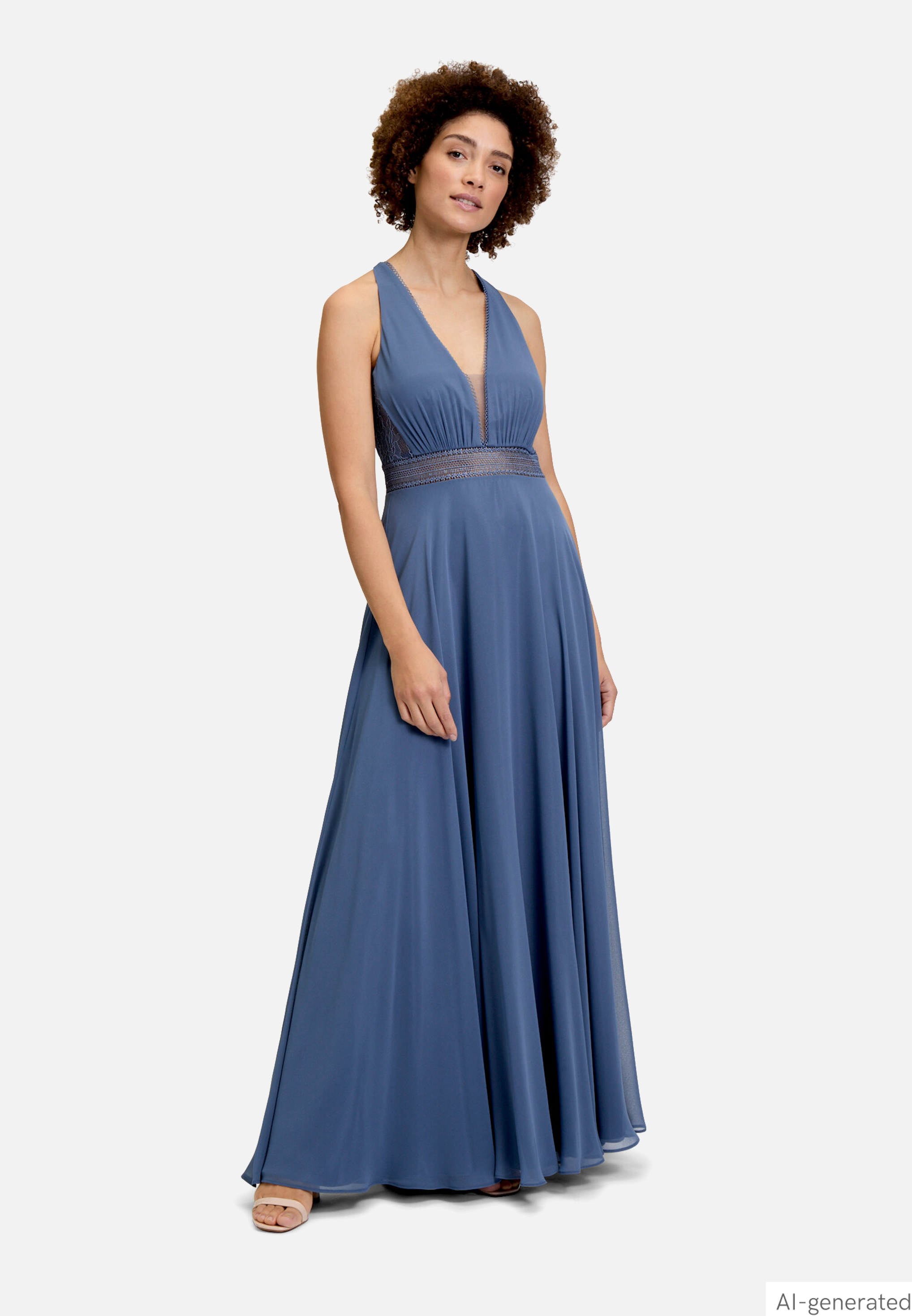 Abendkleid mit Spitze