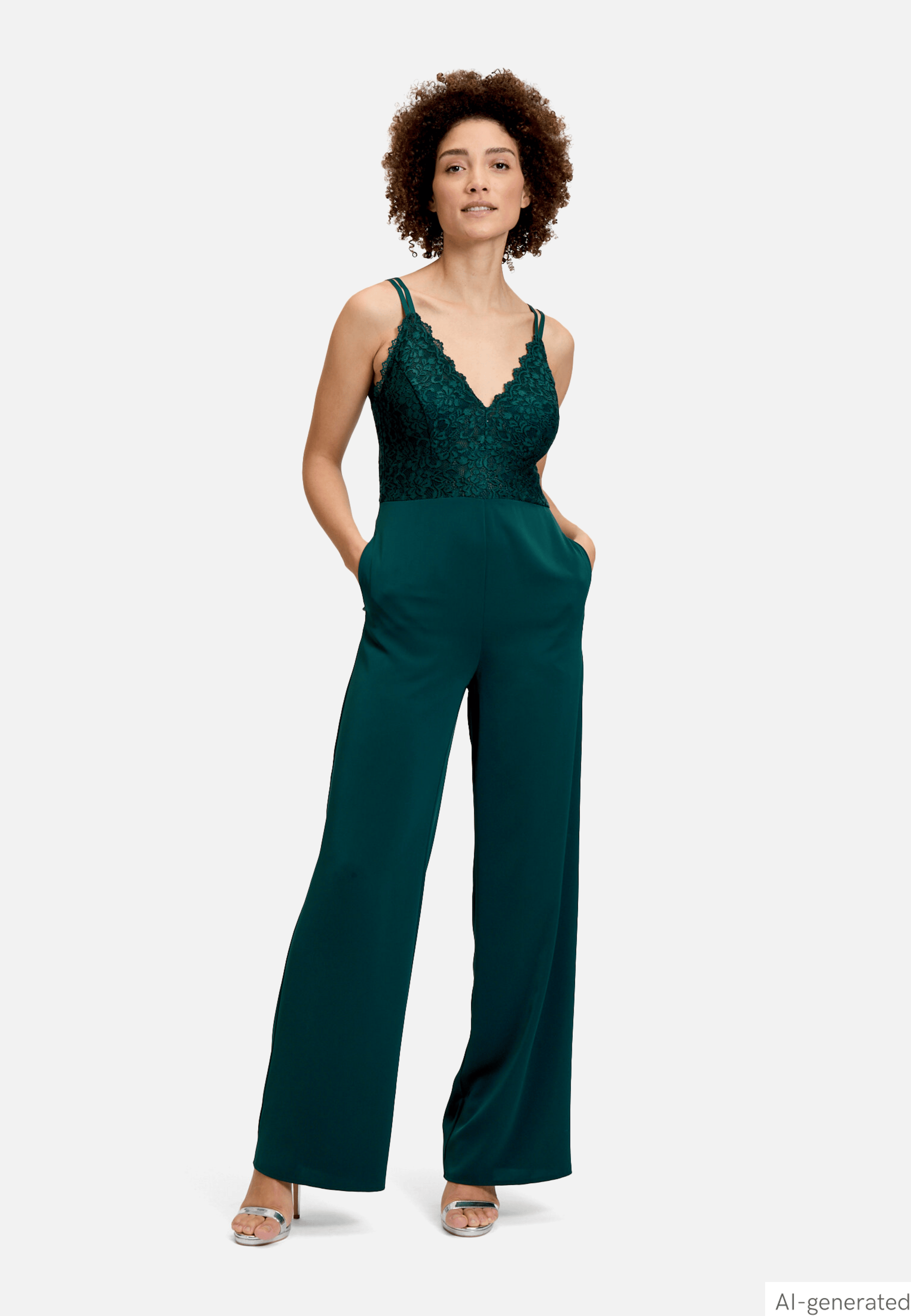 Jumpsuit mit Spitze