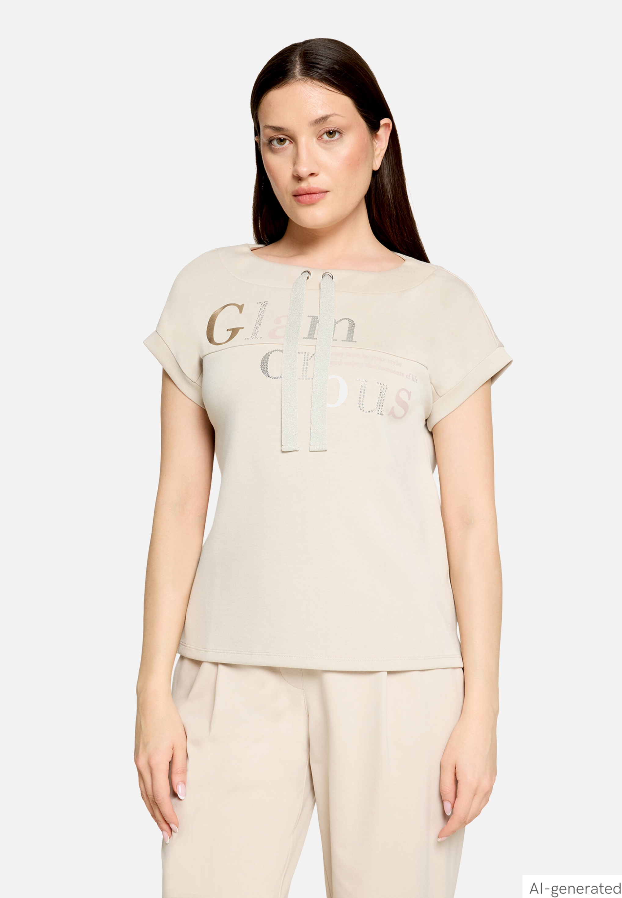Sweatshirt mit Strass