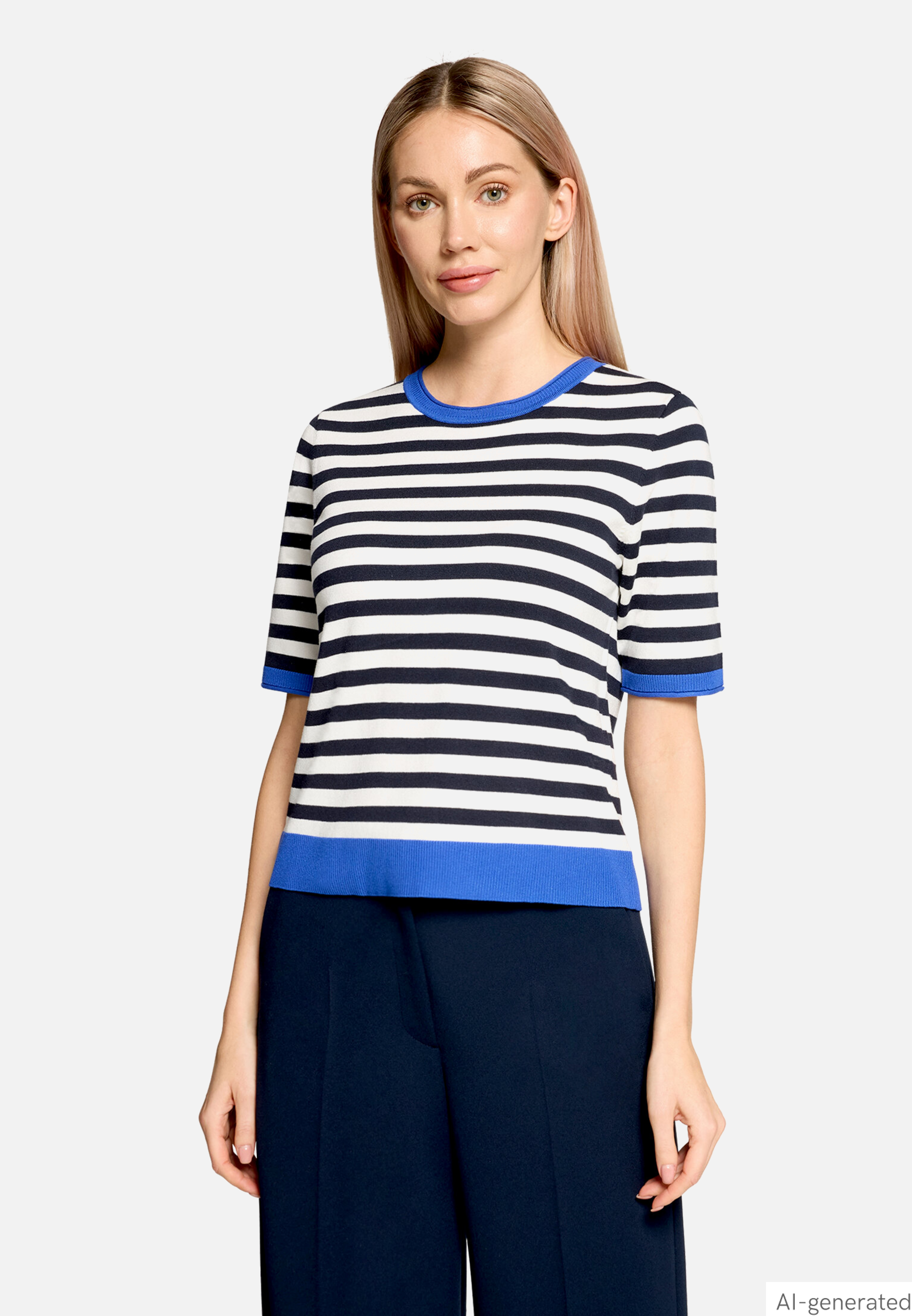 Basic-Pullover Kurzarm