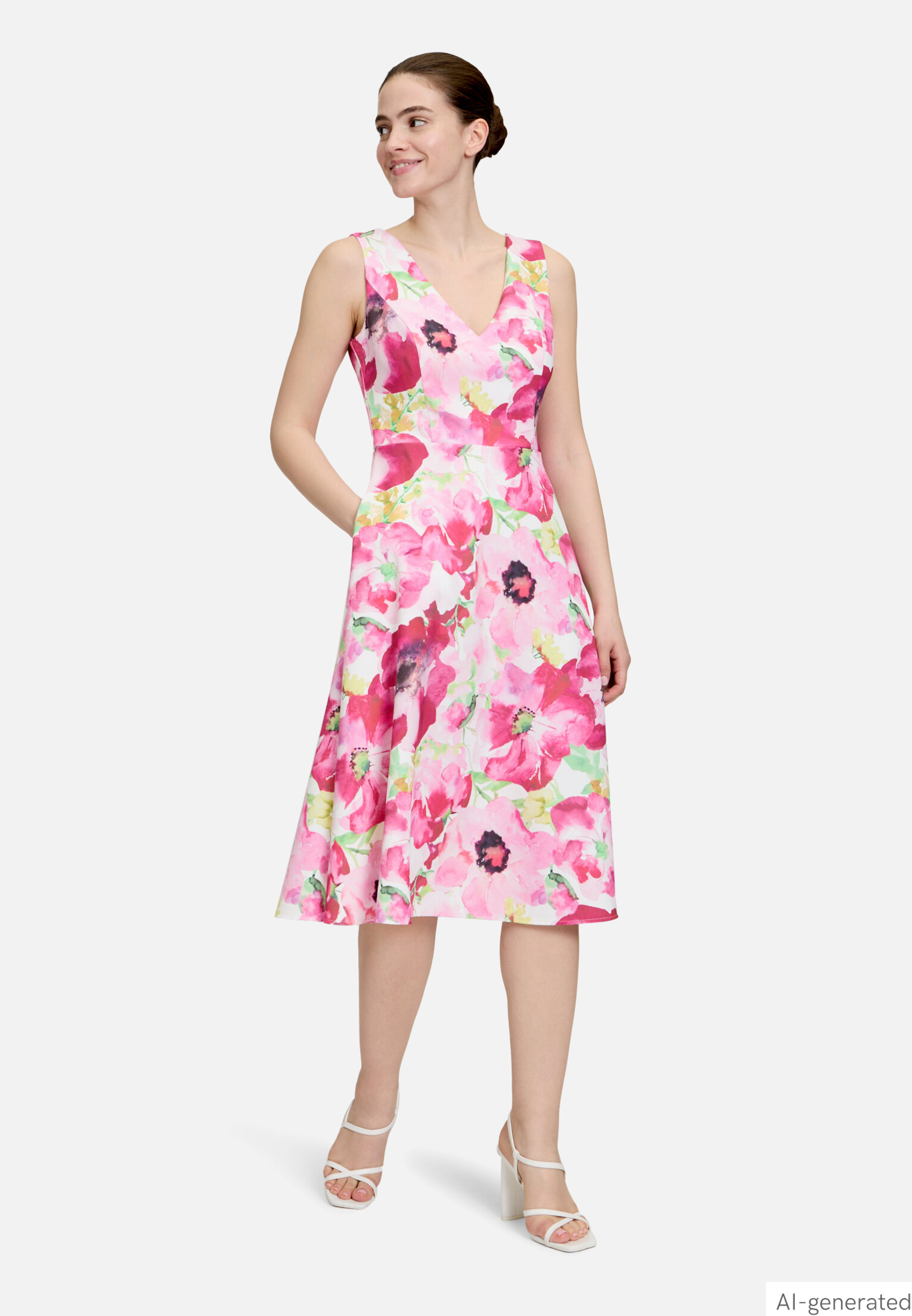 Cocktailkleid mit Blumenprint