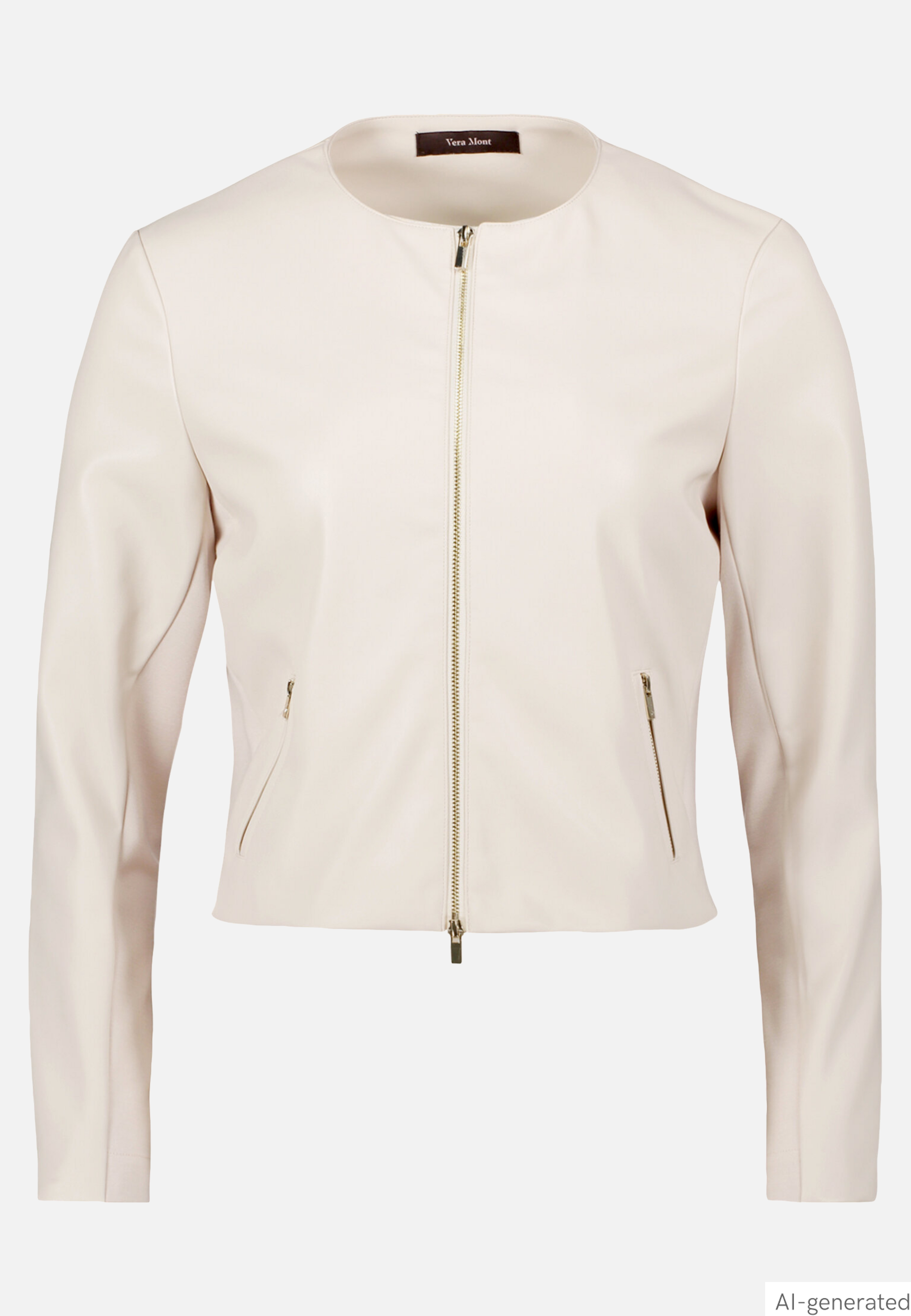 Blazer-Jacke mit Reißverschluss