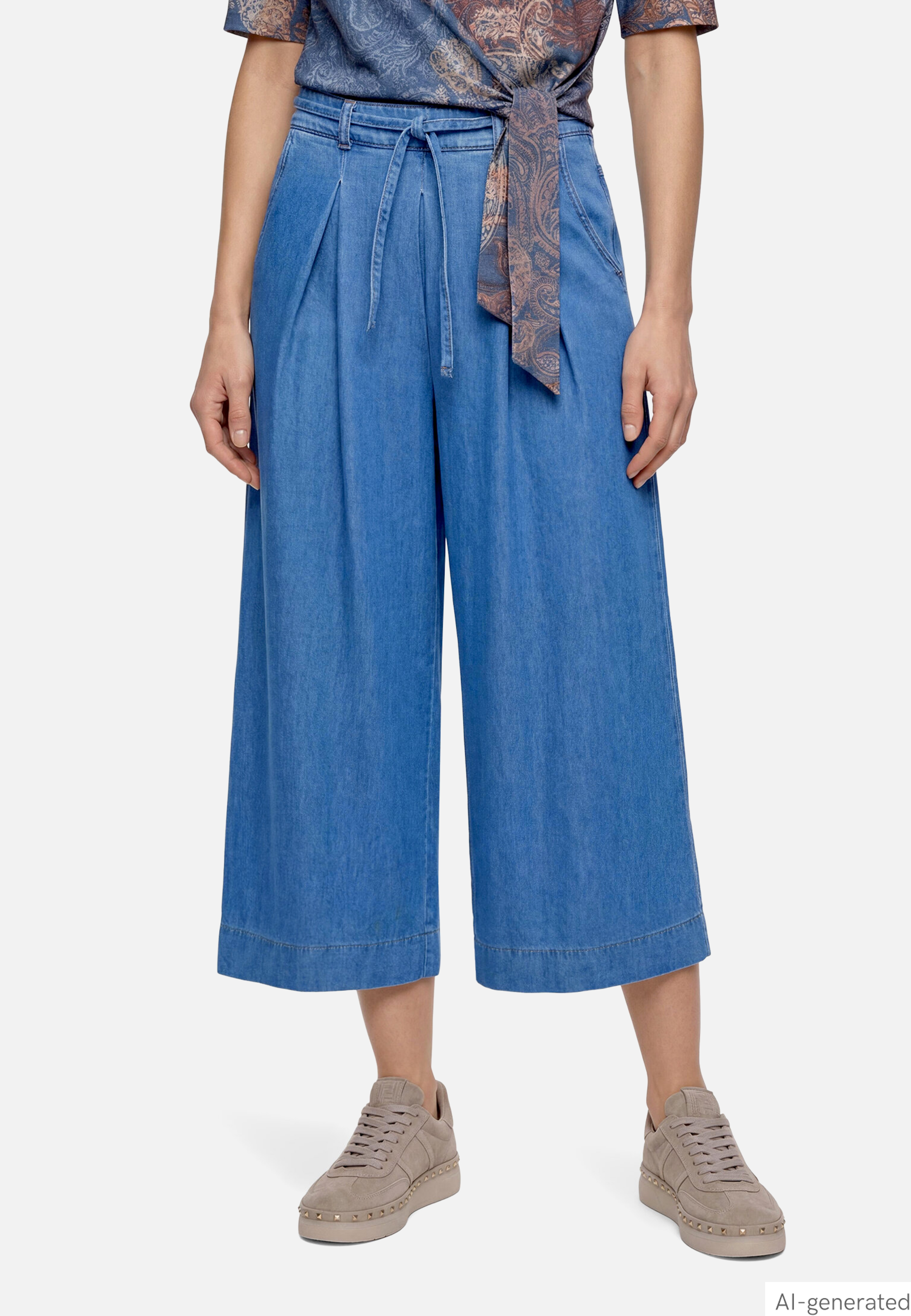 Culotte mit Bundfalten