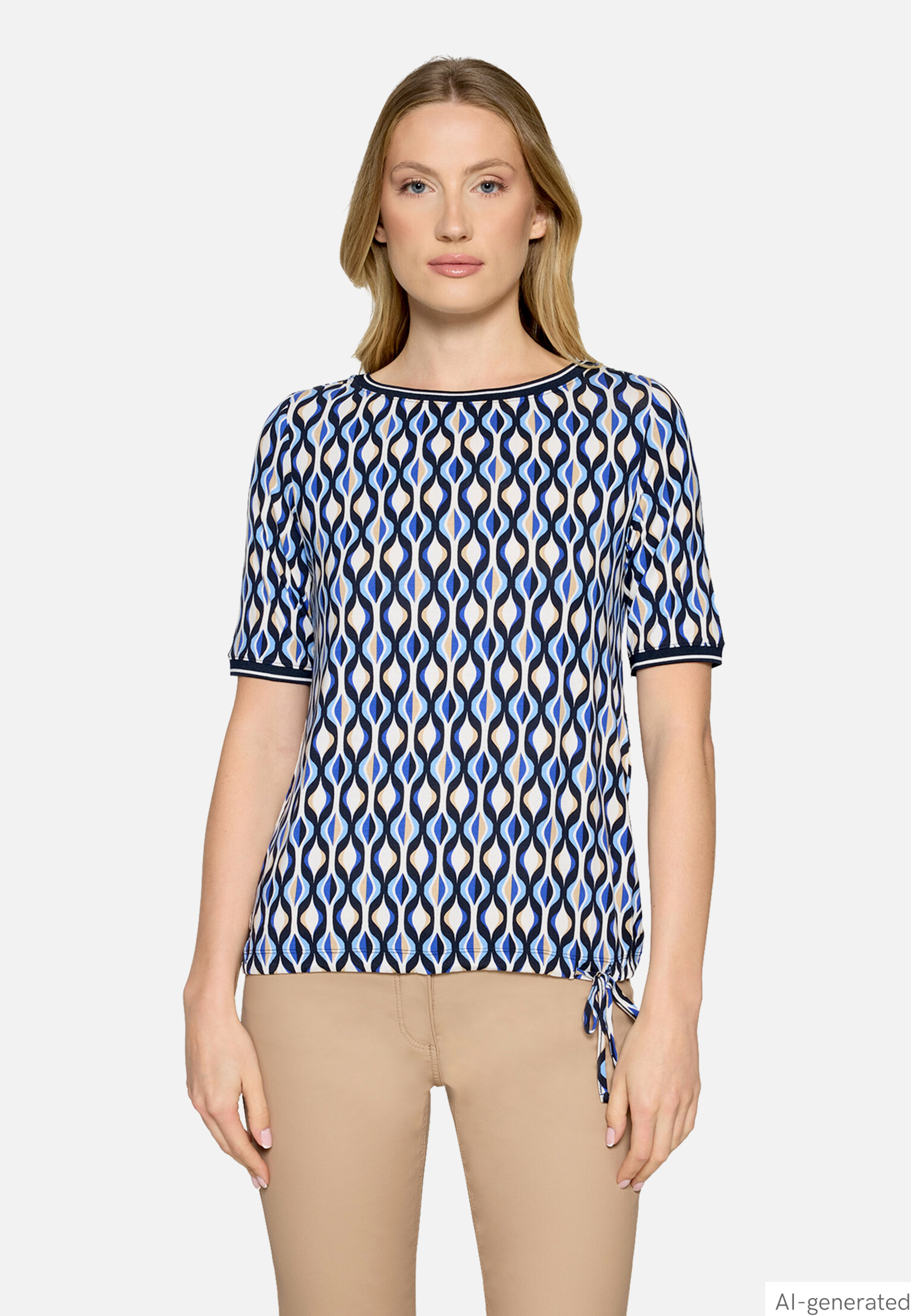 Casual-Shirt Mit Tunnelzug