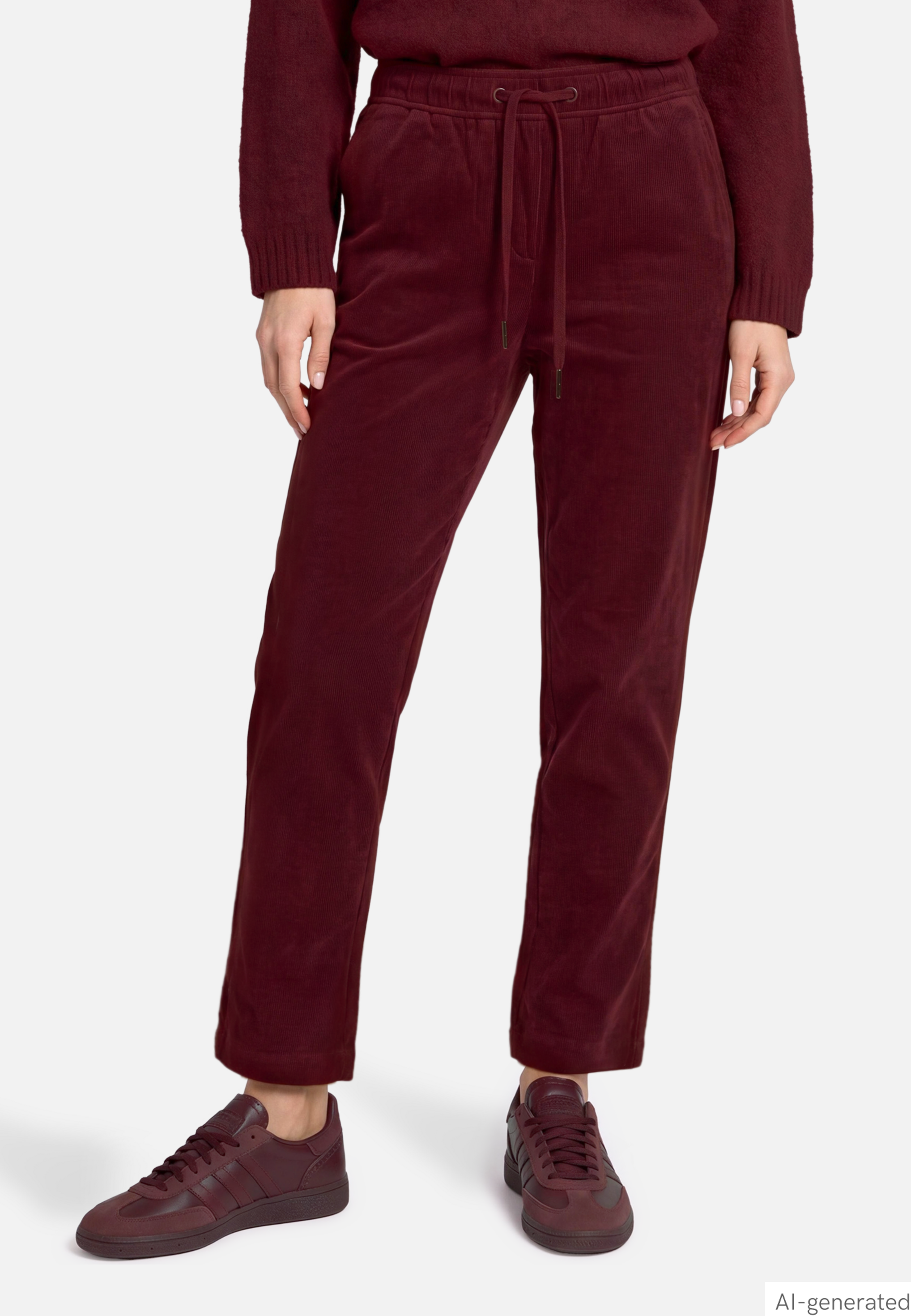 Casual-Hose mit elastischem Bund