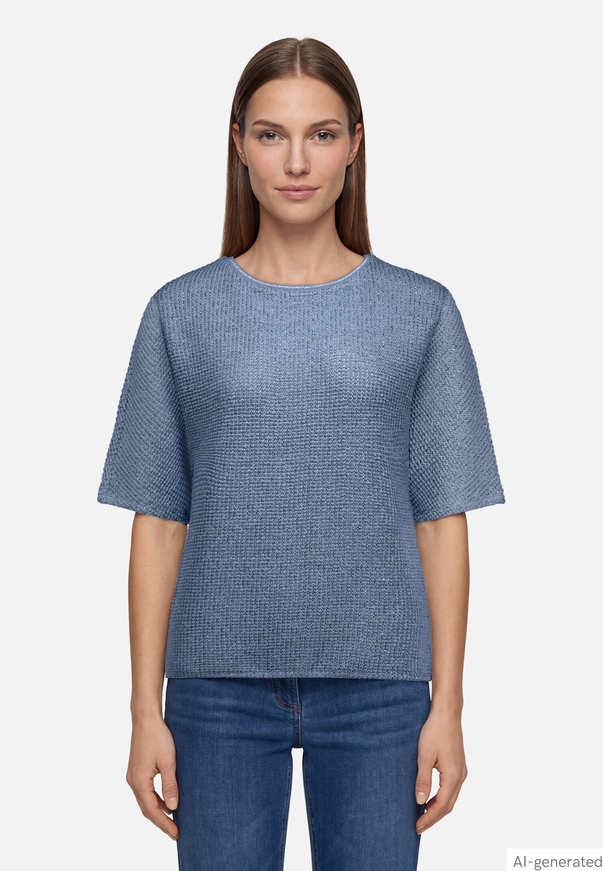 Strukturshirt mit Struktur