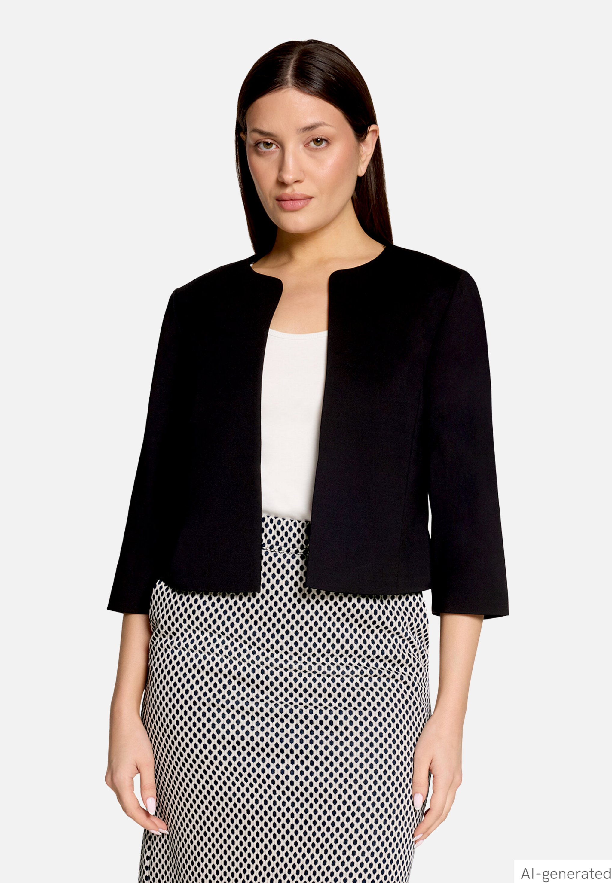 Blazer-Jacke mit 3/4 Arm