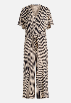 Jumpsuit mit Zebra-Print