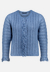 Strickjacke mit Fransen / Vorderseite