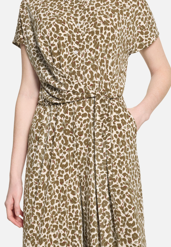 Jumpsuit mit Leo-Print / Detailbild
