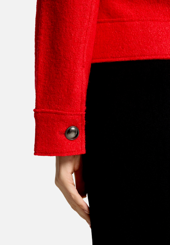 Blazer-Jacke mit aufgesetzten Taschen / Detailbild