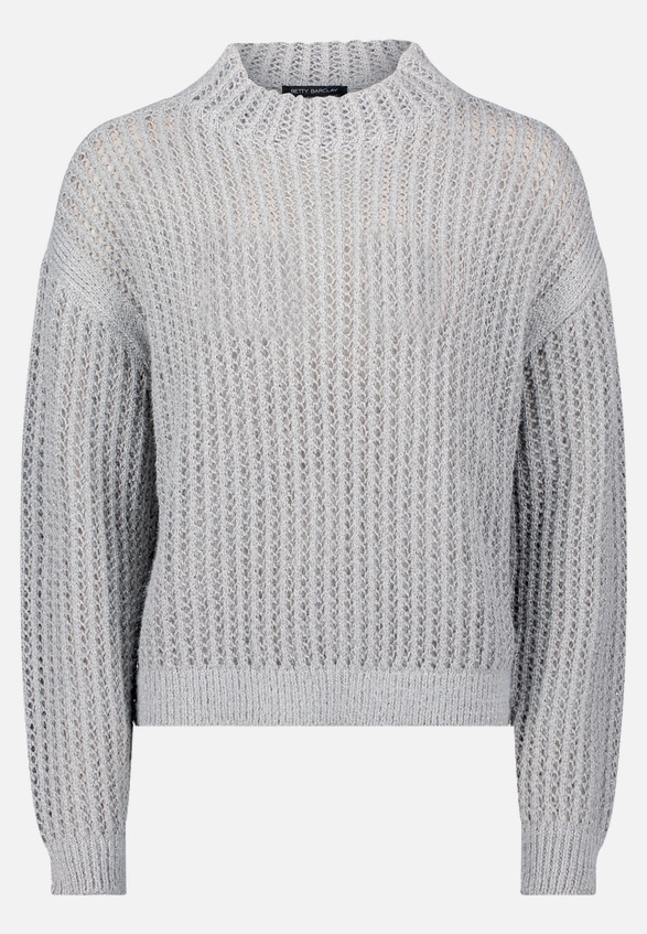 Strickpullover mit hohem Kragen / Vorderseite