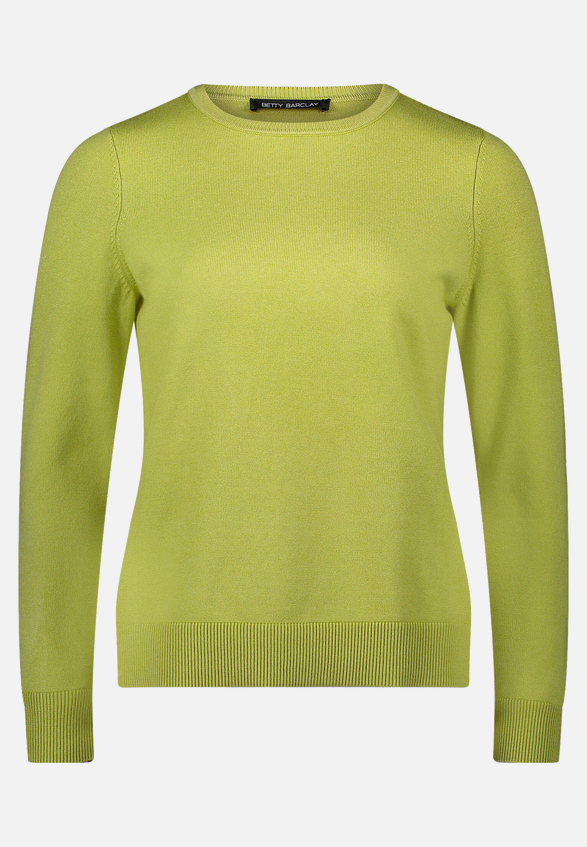 Basic-Strickpullover mit Rundhalsausschnitt / Vorderseite