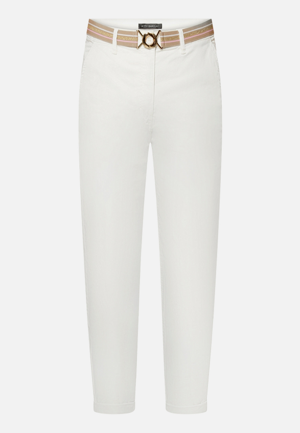Casual-Hose mit Gürtel / Vorderseite