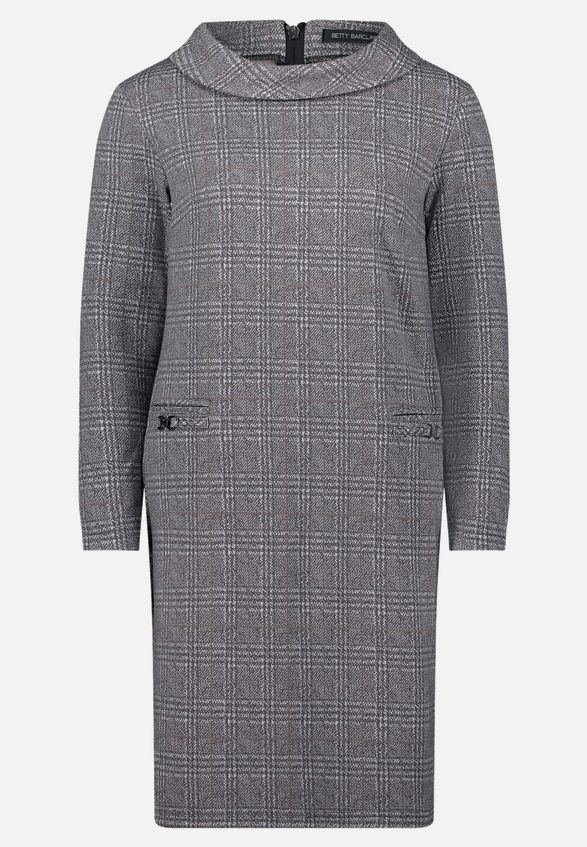 Sweatkleid mit Kragen / Vorderseite