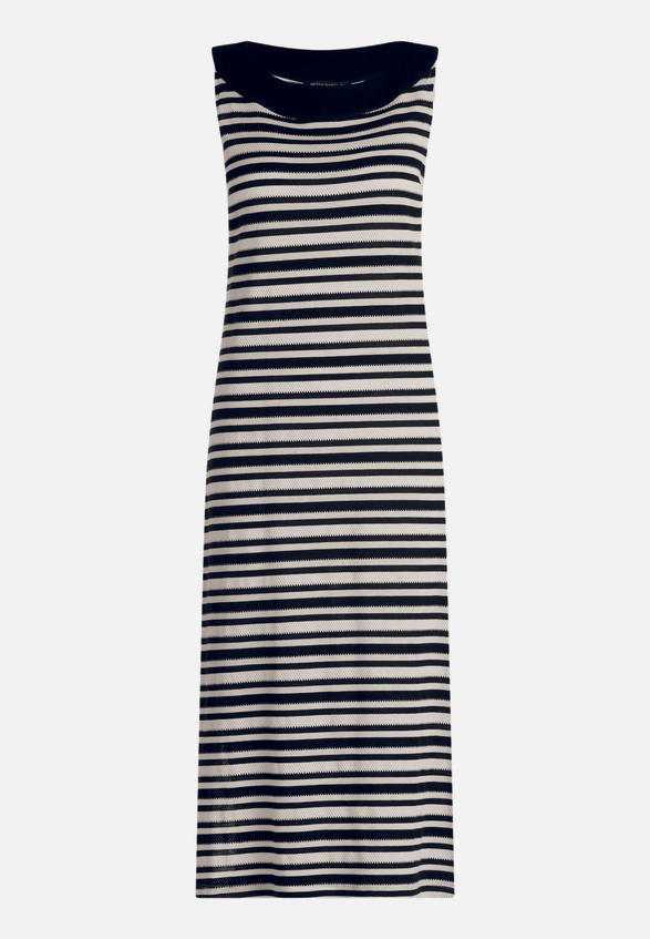 Strickkleid  mit Streifen  / Vorderseite