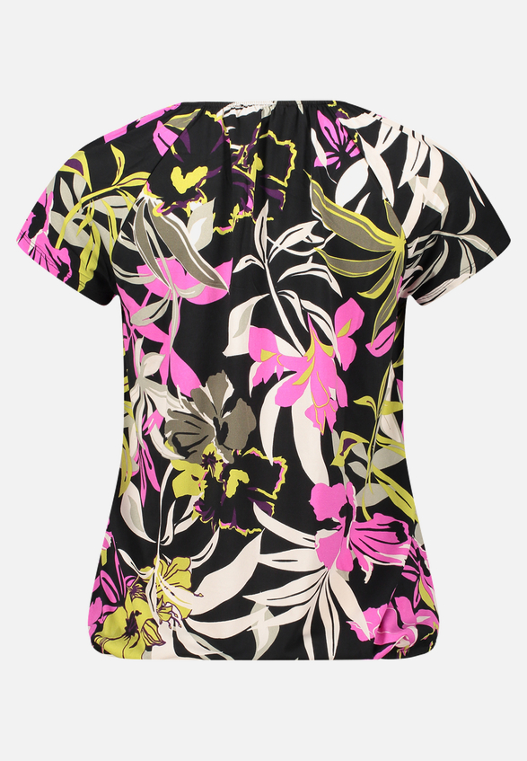 Printshirt mit Gummizug / Rückseite