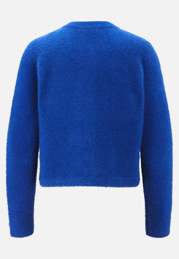 Casual-Strickjacke mit Knopfleiste / Rückseite