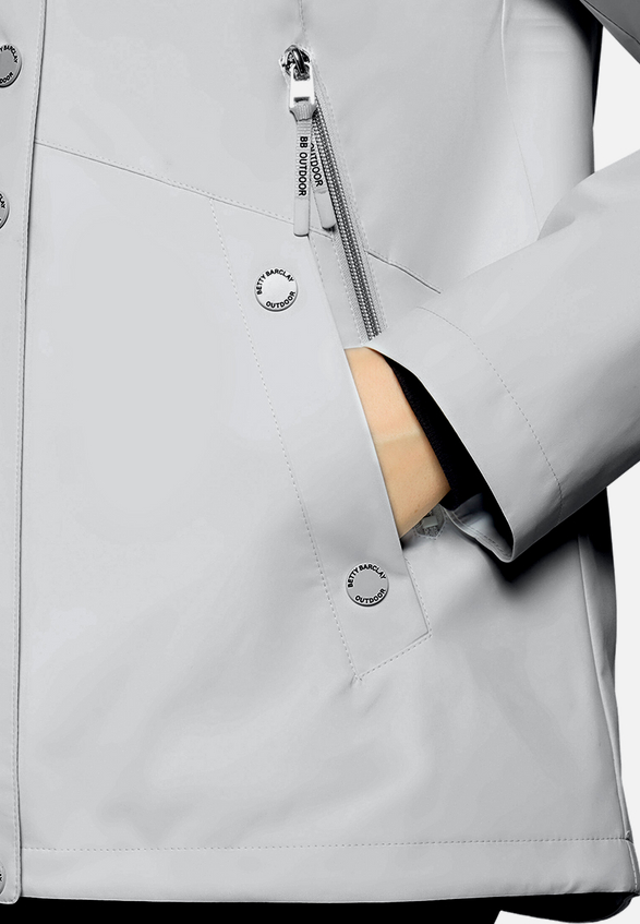 Outdoorjacke mit Kapuze / Detailbild