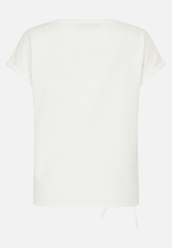 Halbarm-Shirt mit Schleifenknoten / Rückseite