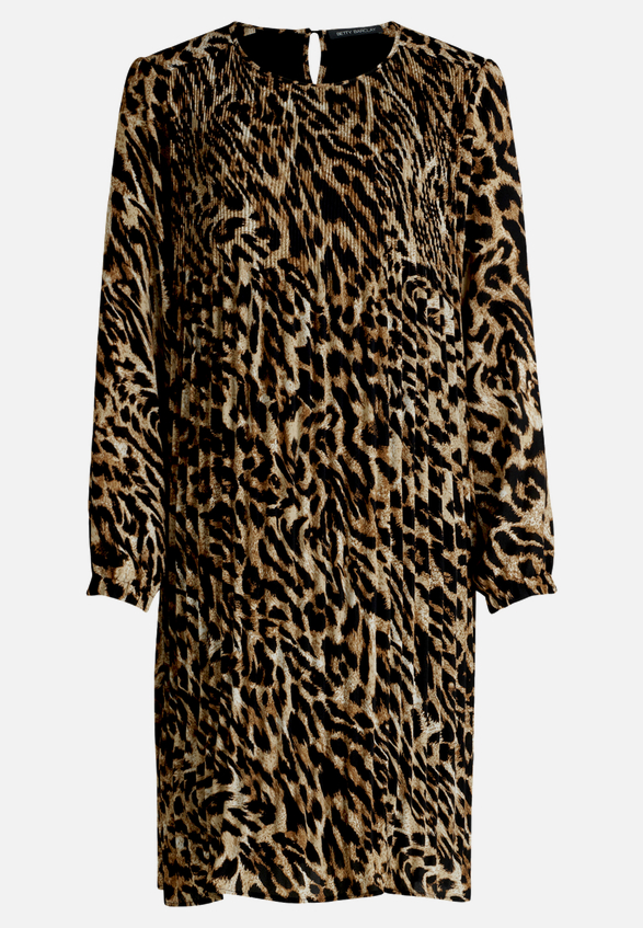 Plisseekleid langarm / Vorderseite