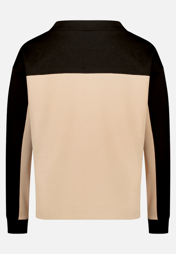 Sweatshirt mit Stehkragen / Rückseite