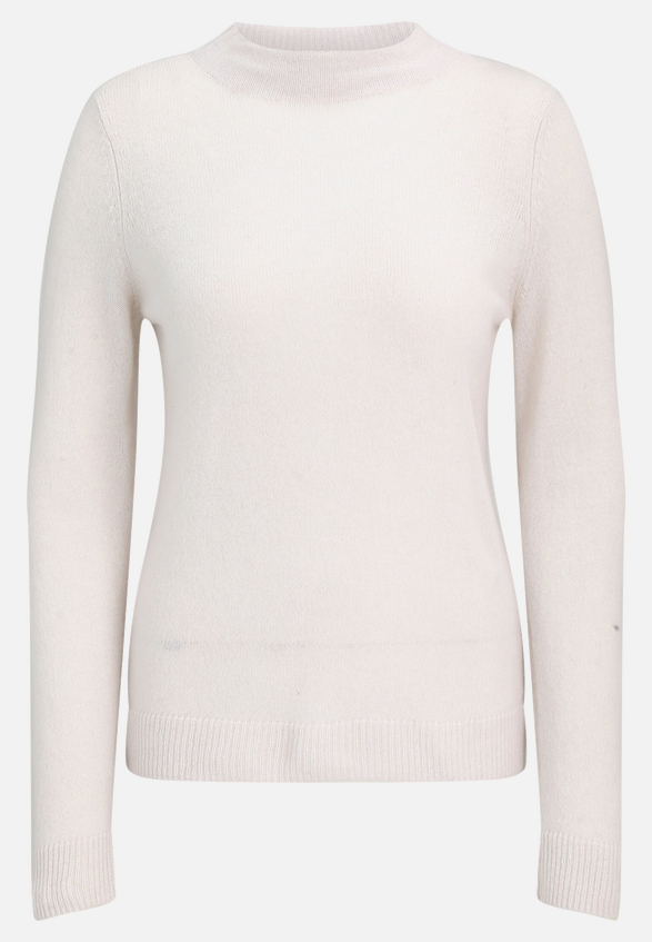 Kaschmir-Pullover mit Stehkragen / Vorderseite