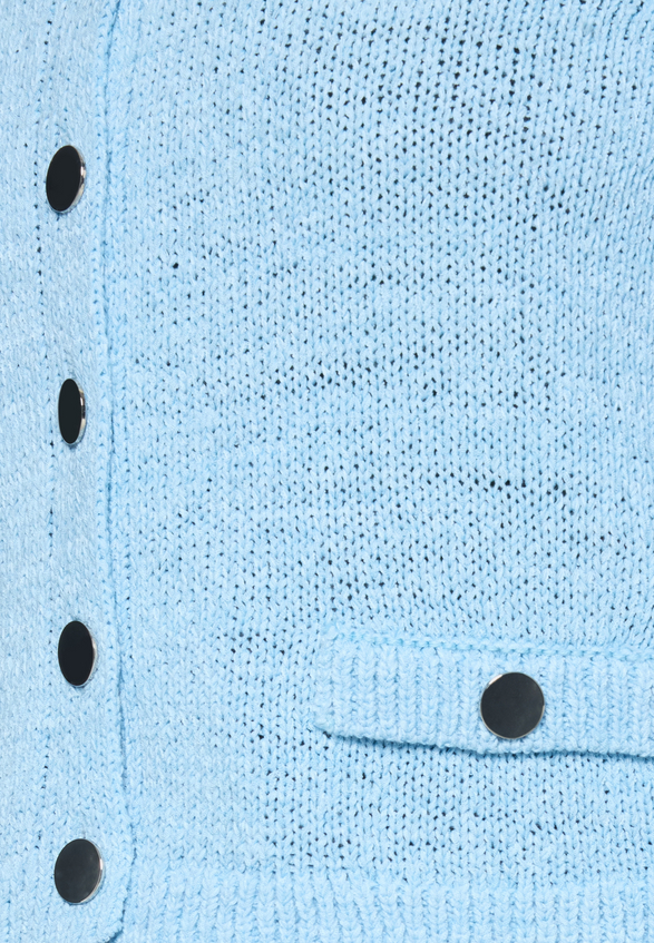 Strick-Cardigan mit aufgesetzten Taschen / Detailbild