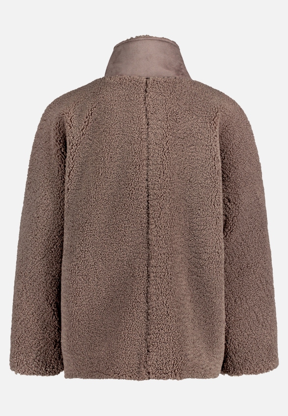 Outdoorjacke mit Plüsch / Rückseite