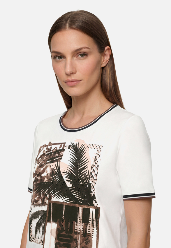 Basic Shirt mit Aufdruck / Detailbild