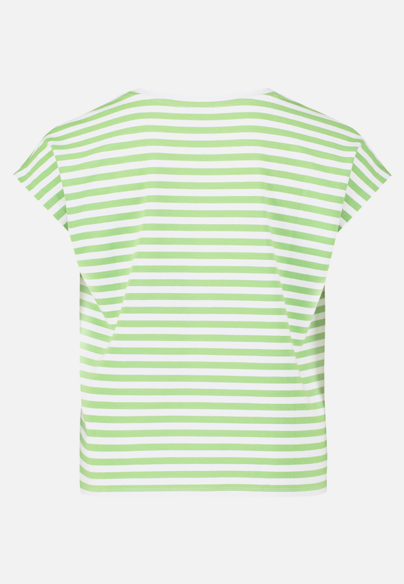 Basic Shirt mit Streifen / Rückseite